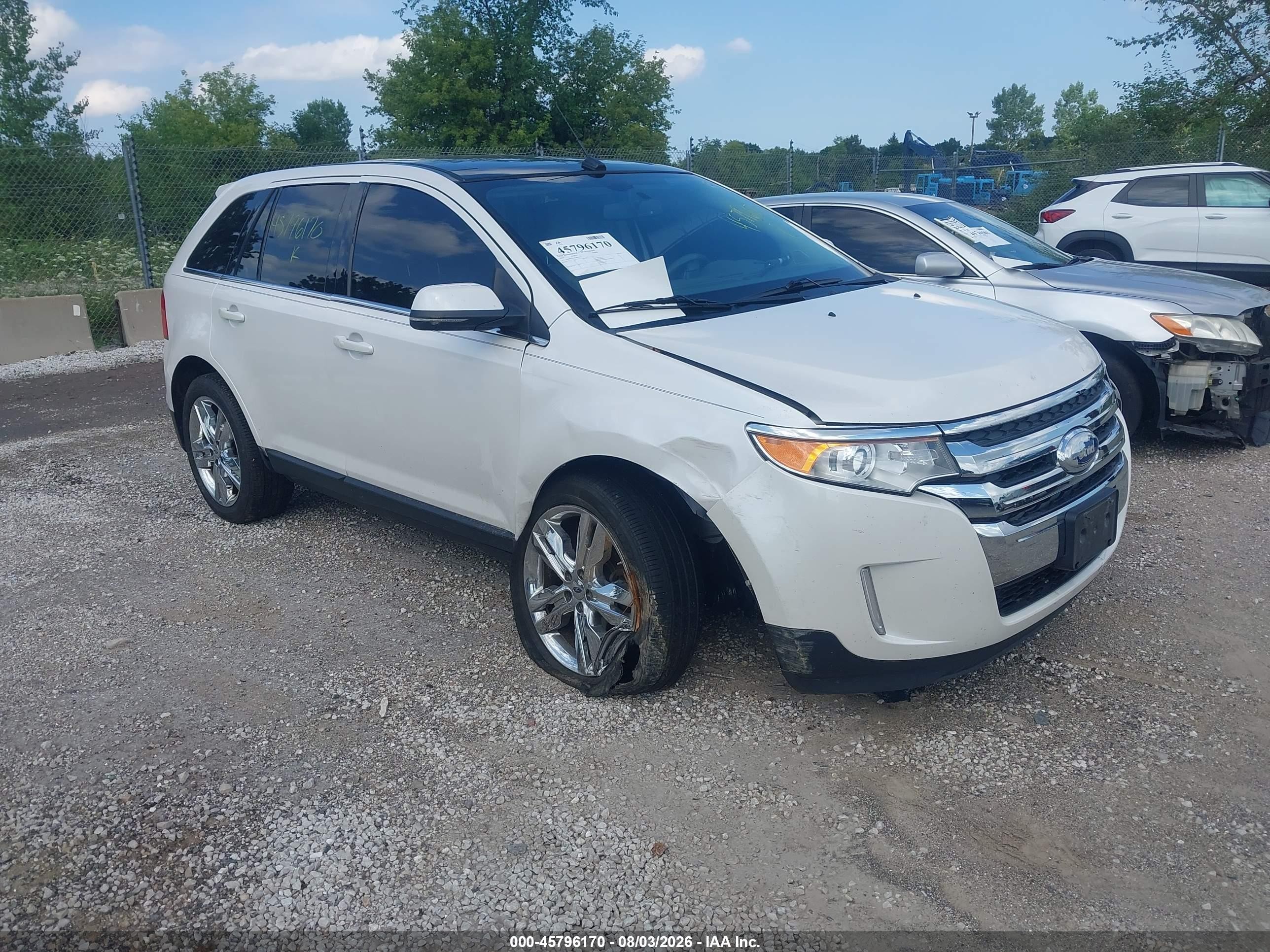 2013 Ford Edge Limited, VIN 2FMDK4KC4DBB10432 — Side