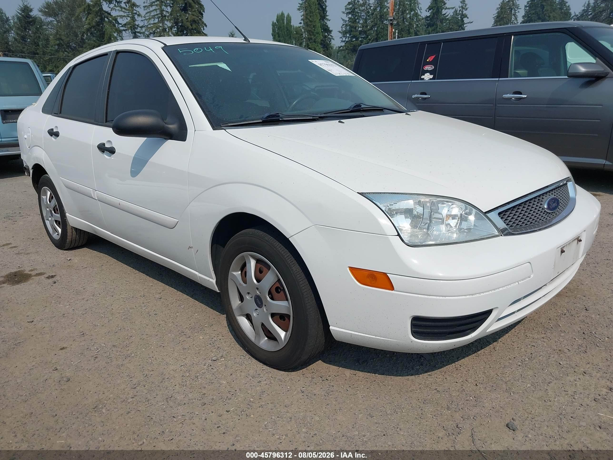 2005 Ford Focus S, VIN 1FAFP34N55W293546 — Rear end