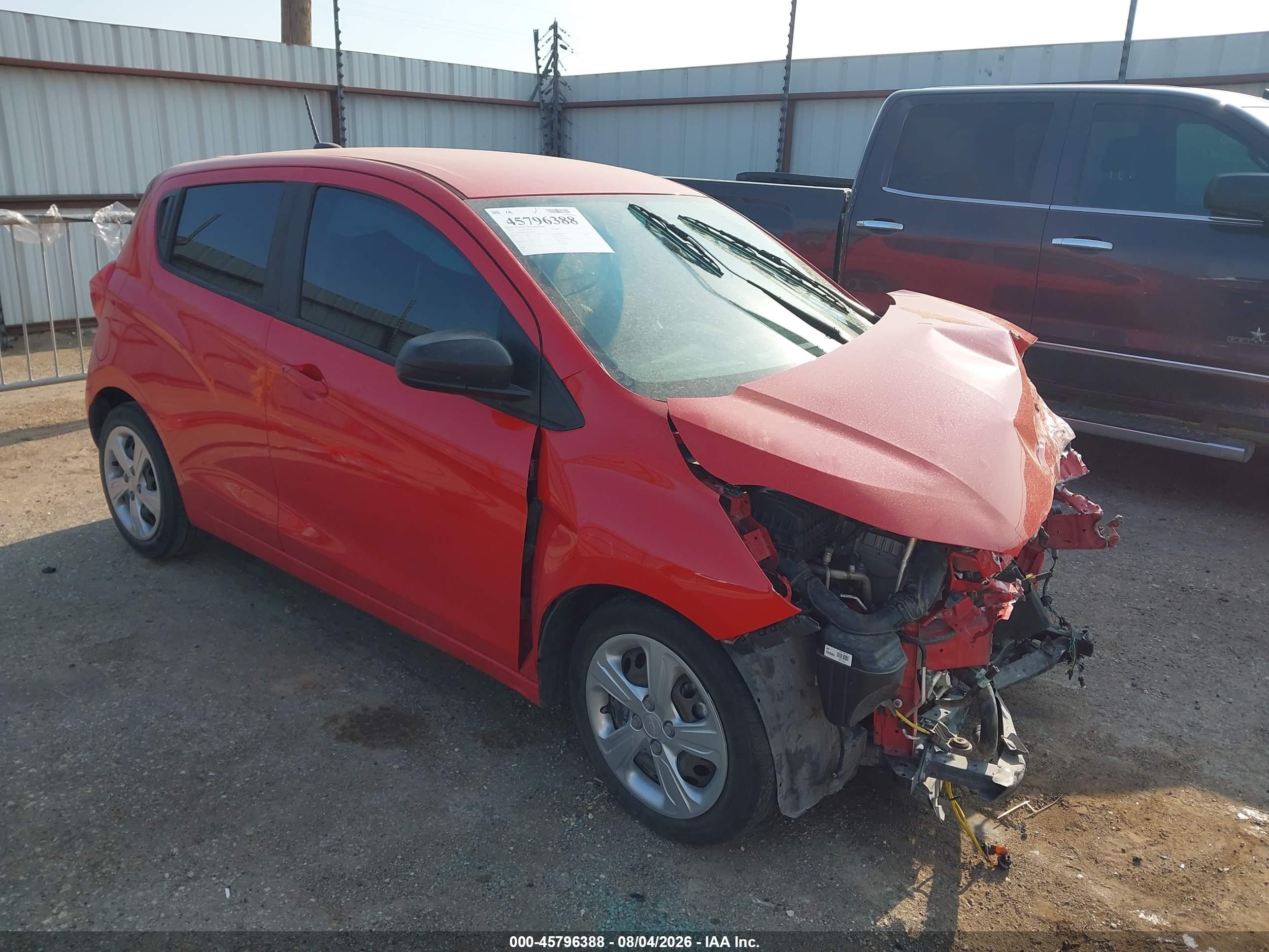 2019 Chevrolet Spark LS, VIN KL8CB6SA4KC804604 — Front end