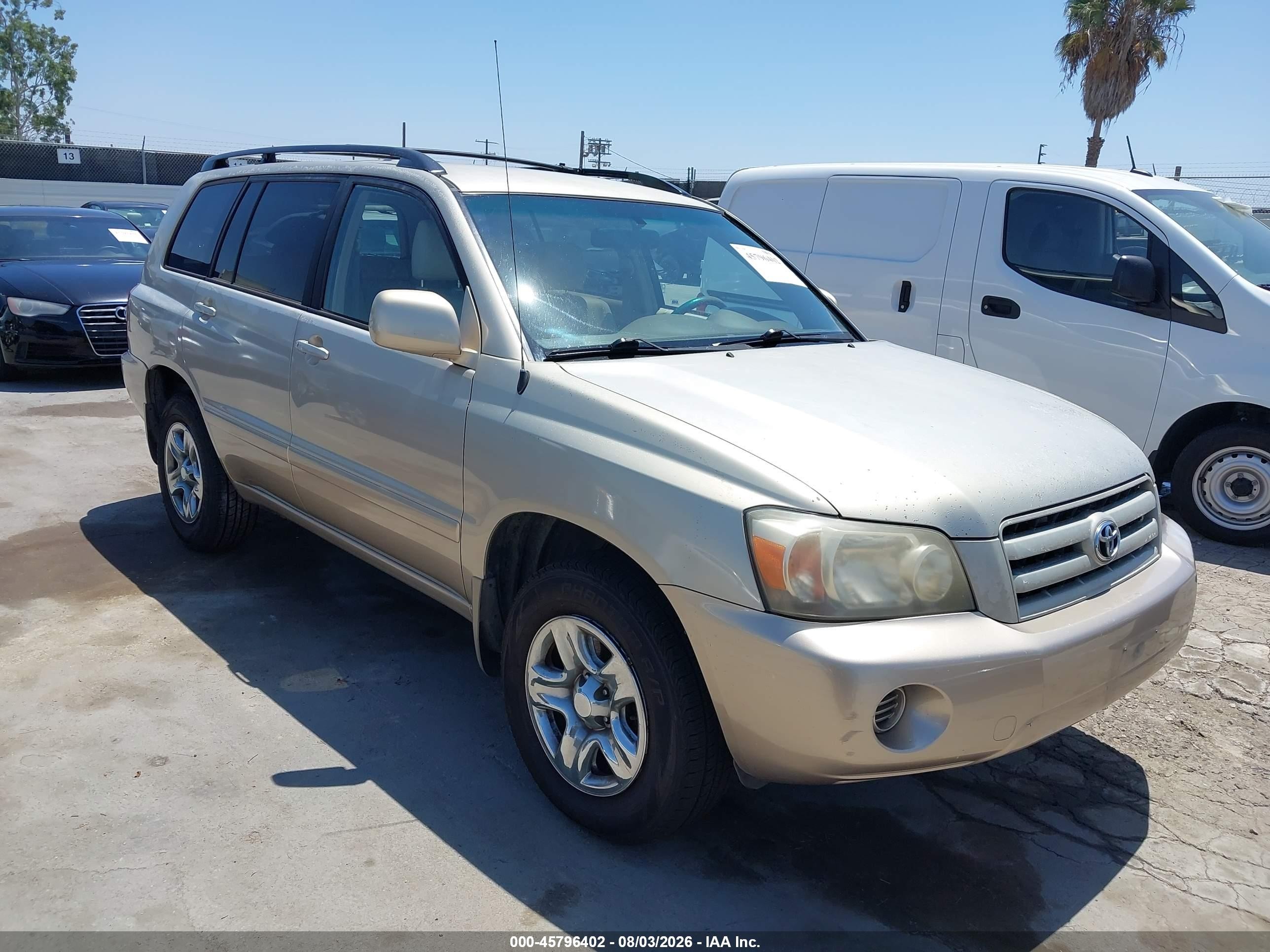 2005 Toyota Highlander, VIN JTEGD21A250129320 — Обычный износ