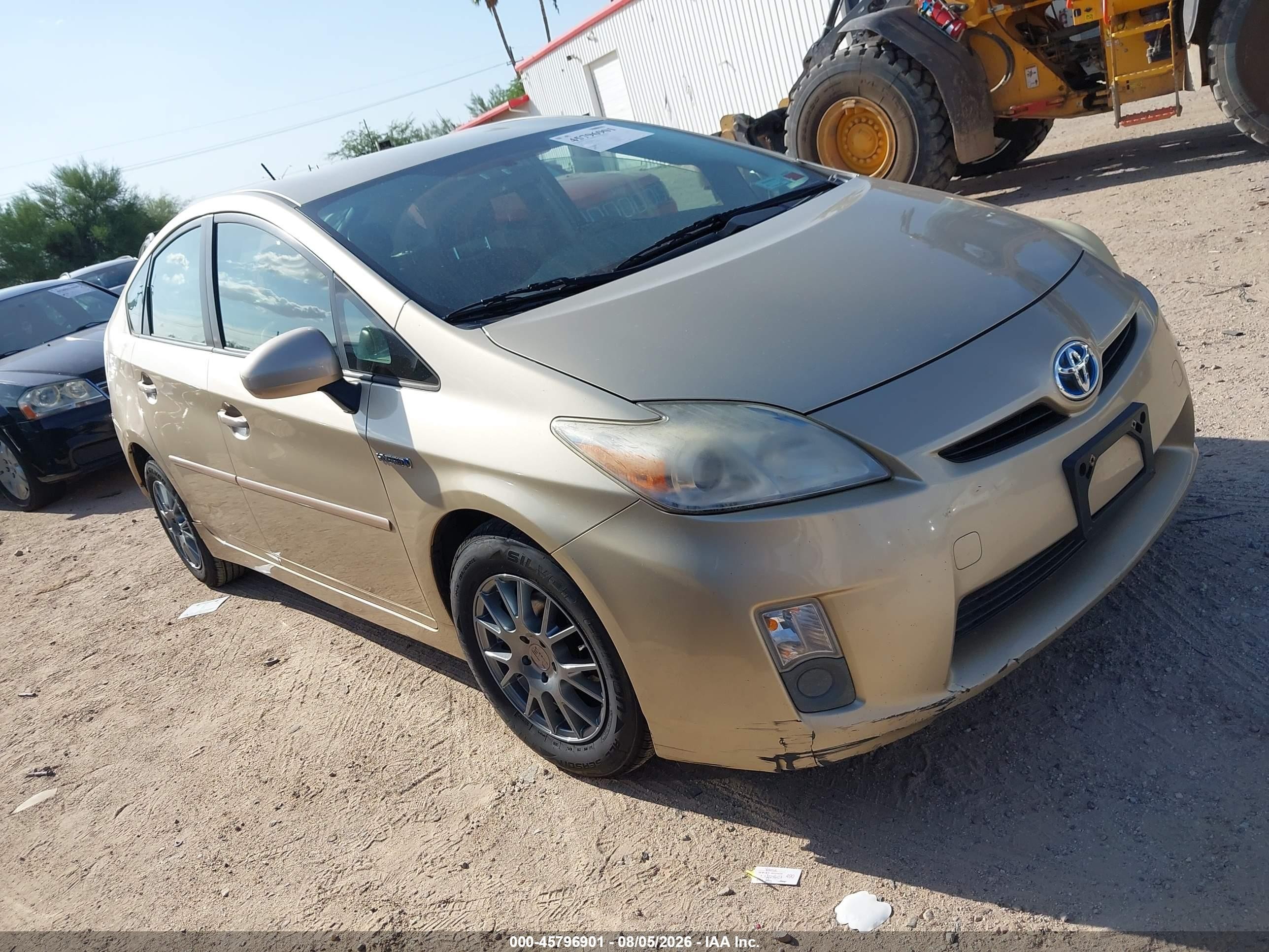 2010 Toyota Prius II, VIN JTDKN3DU9A1174251 — Rear end