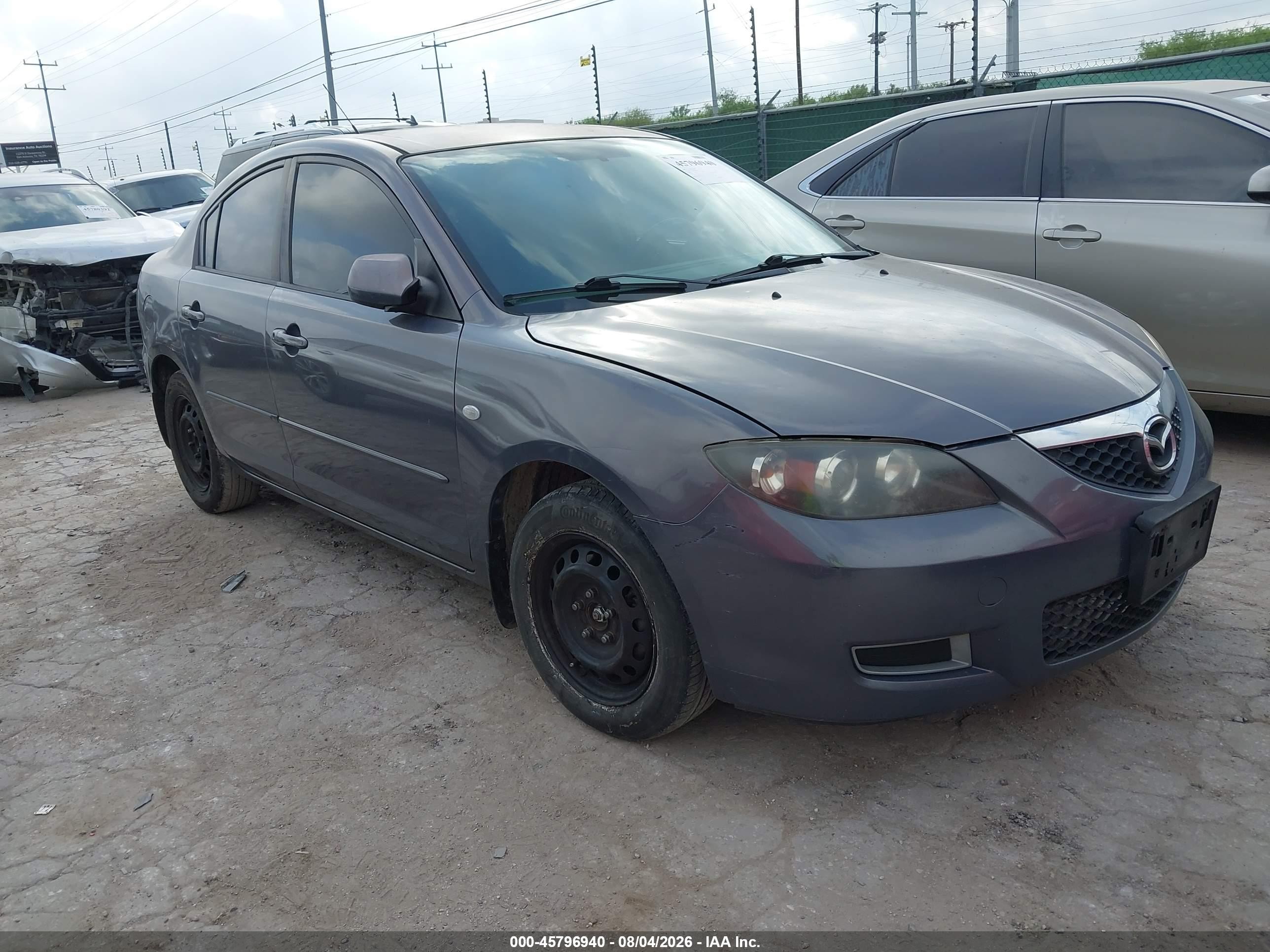 2008 Mazda 3 i Touring, VIN JM1BK32F981781130 — Hail