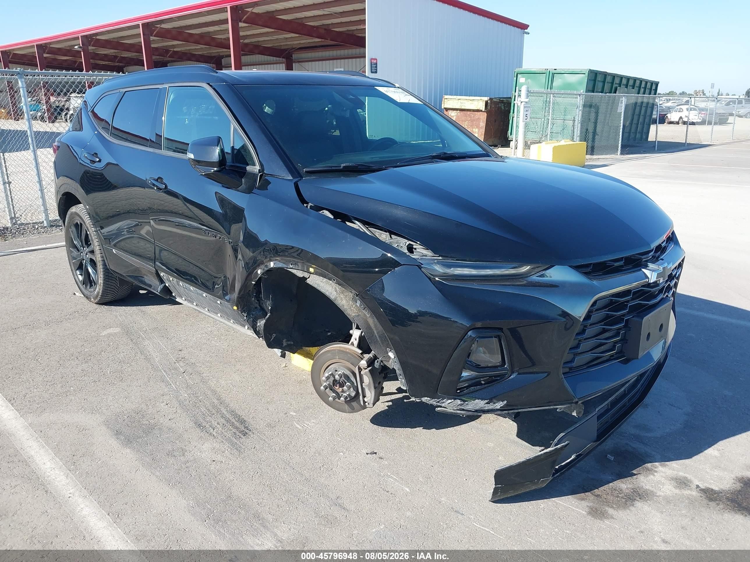 2019 Chevrolet Blazer RS, VIN 3GNKBJRSXKS615395 — Front end