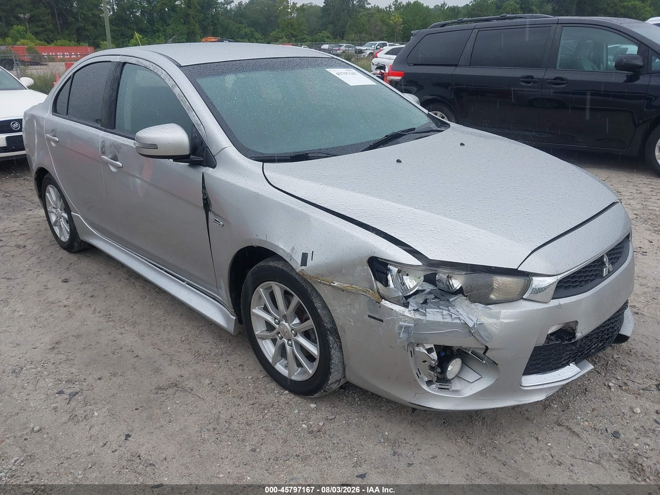 2016 Mitsubishi Lancer ES, VIN JA32U2FU0GU006692 — Side