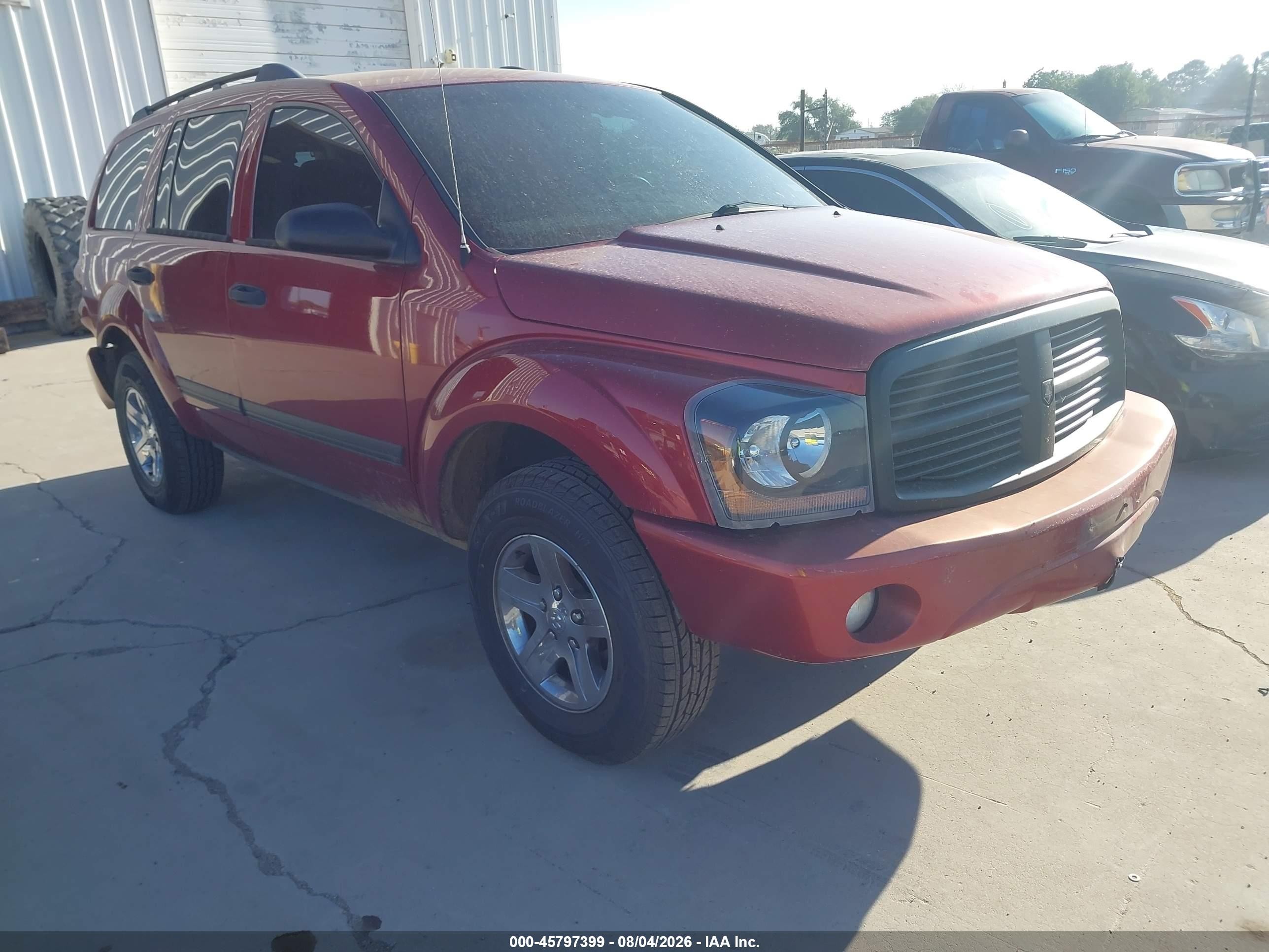 2006 Dodge Durango SLT, VIN 1D4HD48K76F119001 — Зад