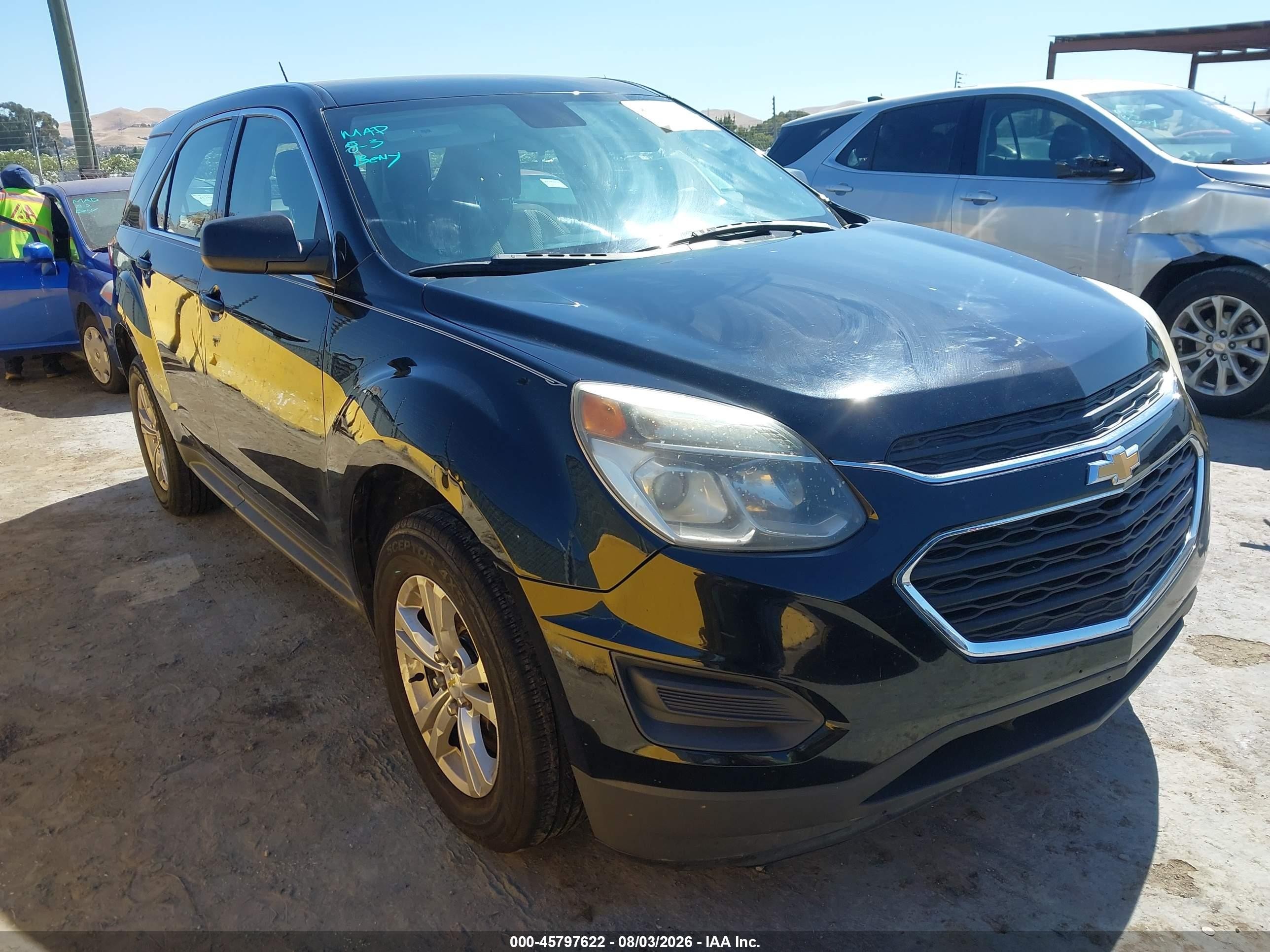 2016 Chevrolet Equinox LS, VIN 2GNALBEK1G6180812 — Normal wear