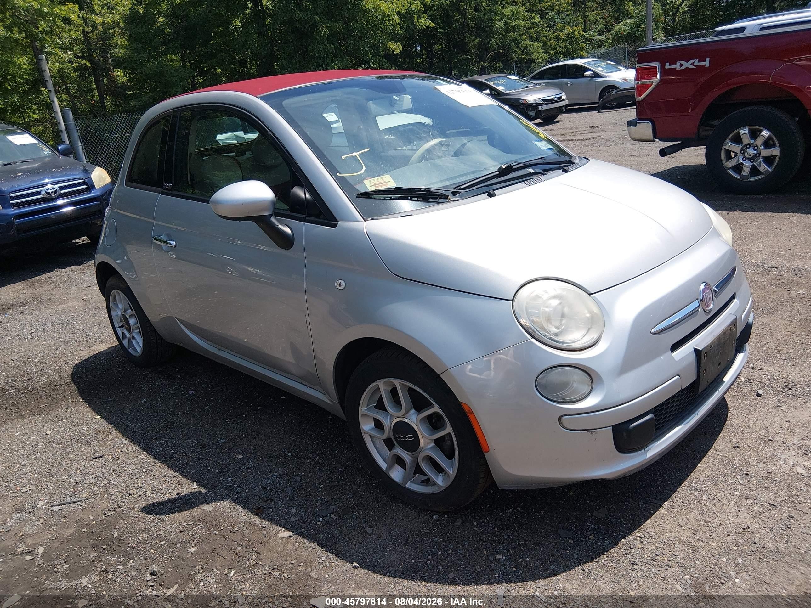 2012 FIAT 500 Pop, VIN 3C3CFFDR9CT128191 — Normal wear