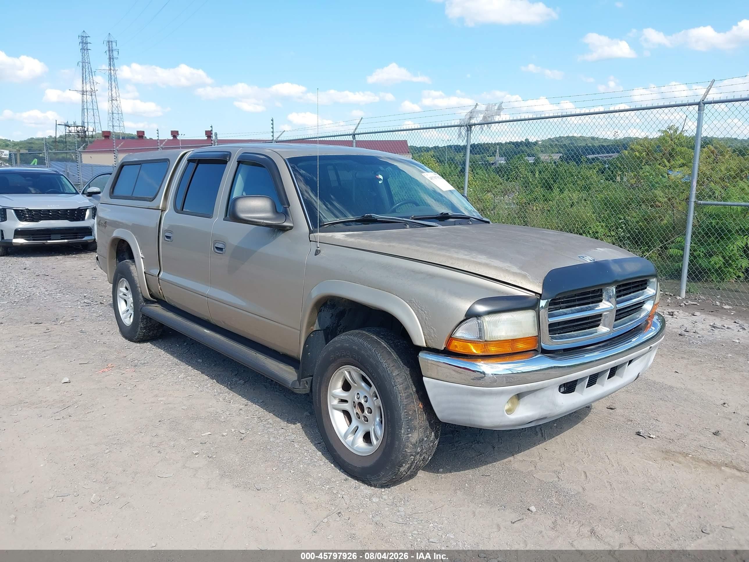 2004 Dodge Dakota SLT, VIN 1D7HG48N64S714124 — Обычный износ