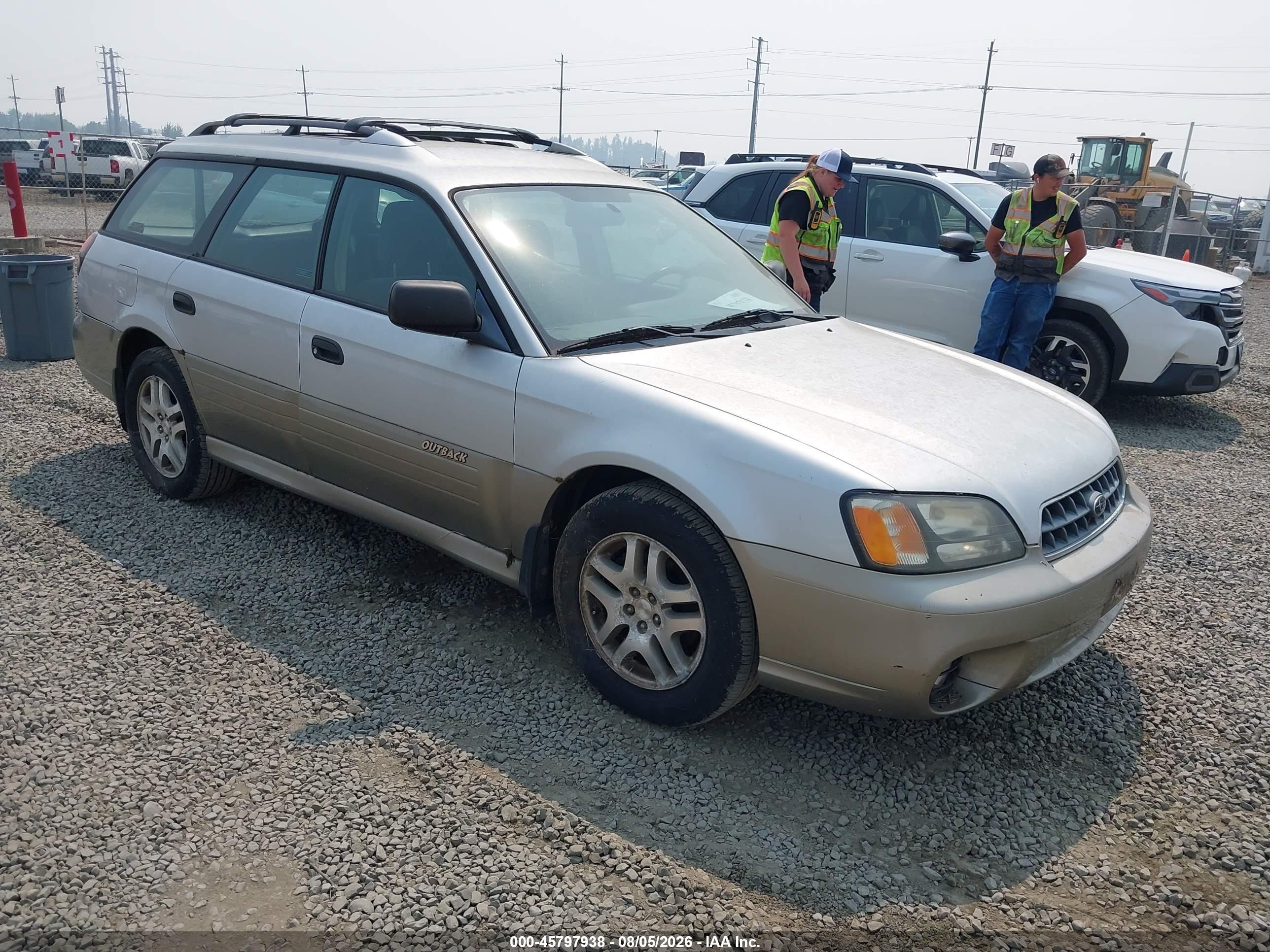 2003 Subaru Legacy Outback, VIN 4S3BH675X37615835 — Normal wear