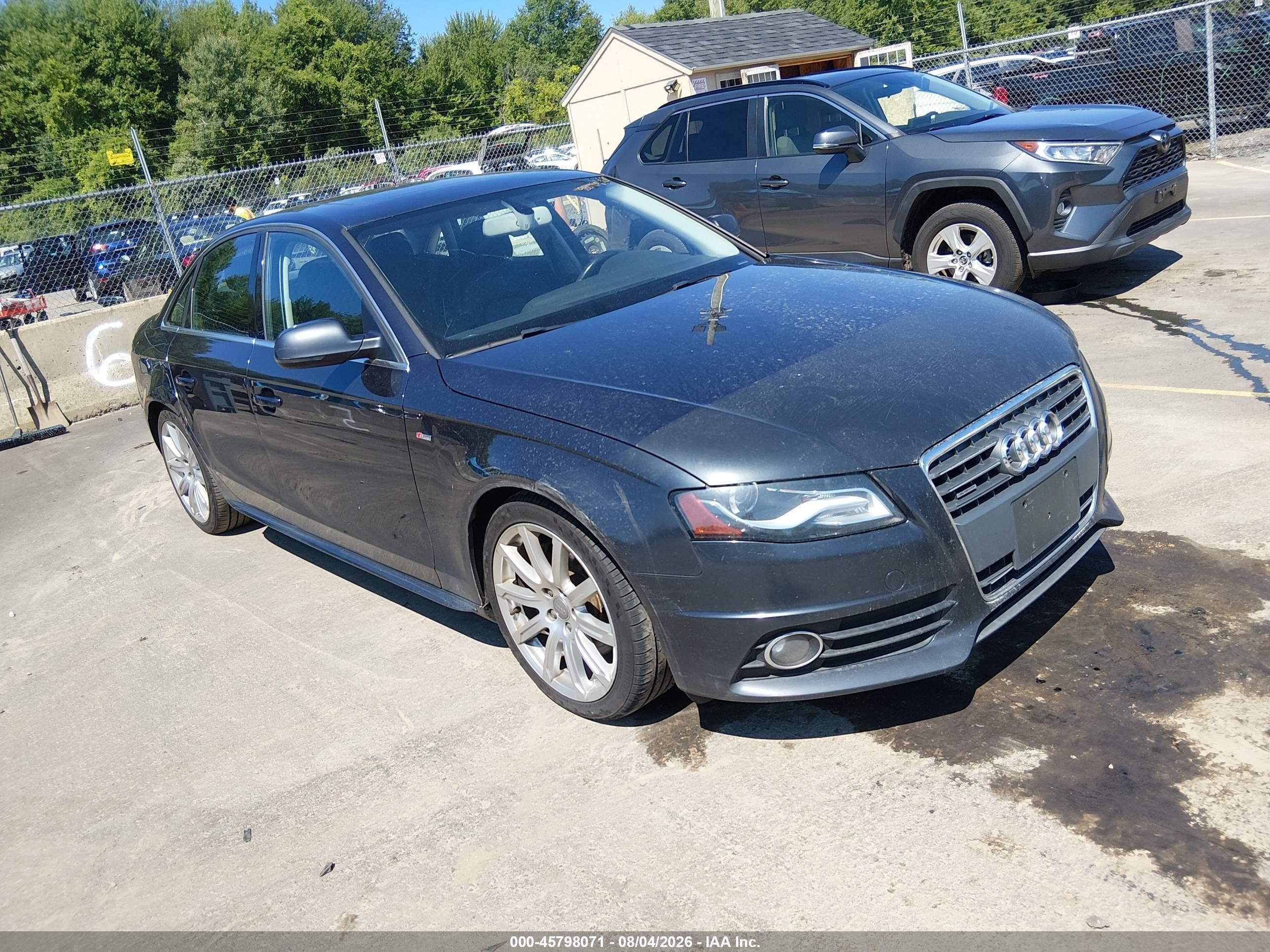 2012 Audi A4 Premium Plus, VIN WAUFFAFL5CN006350 — Side