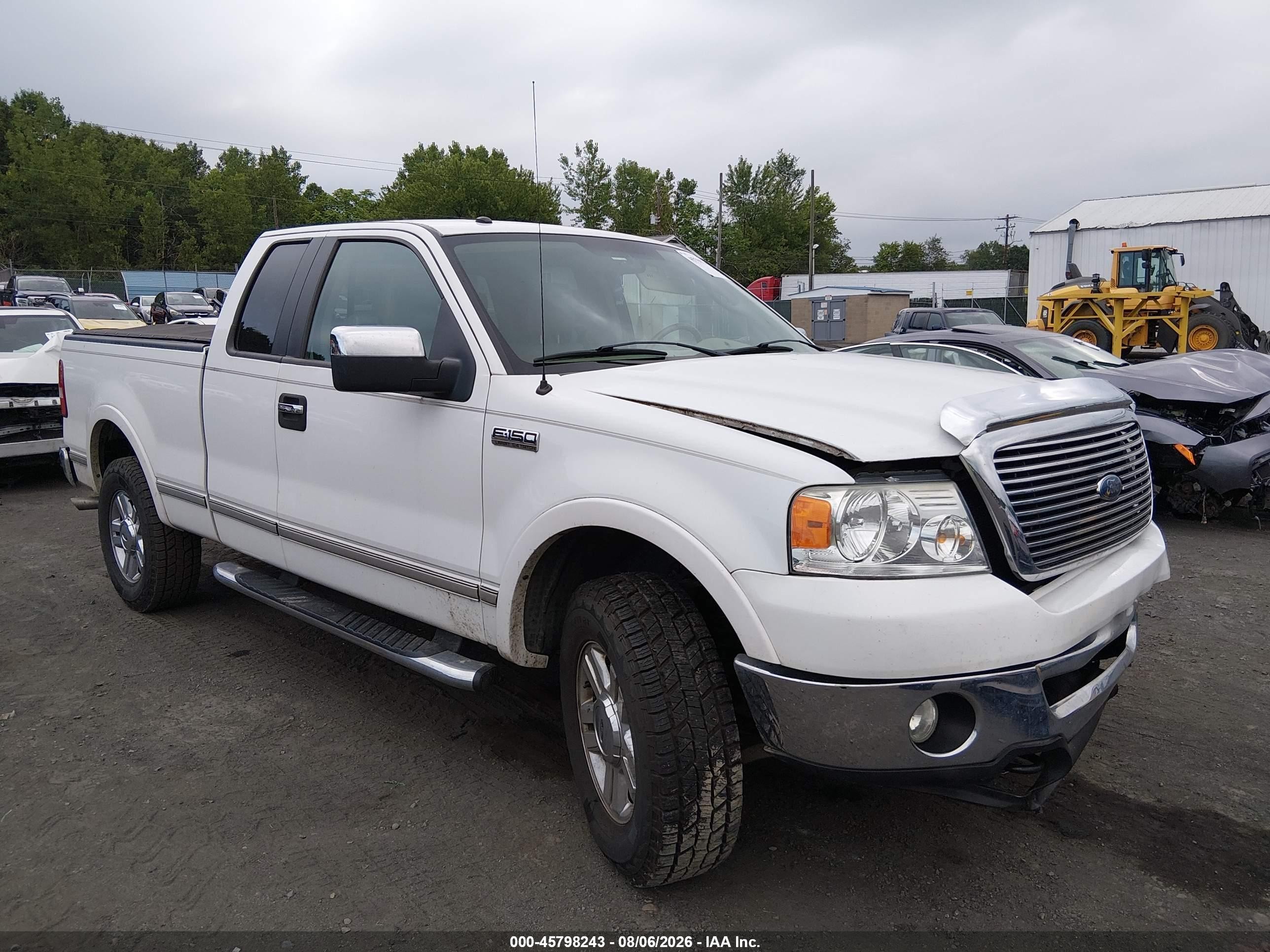 2007 Ford F-150 XLT, VIN 1FTPX14VX7FA91341 — Front end