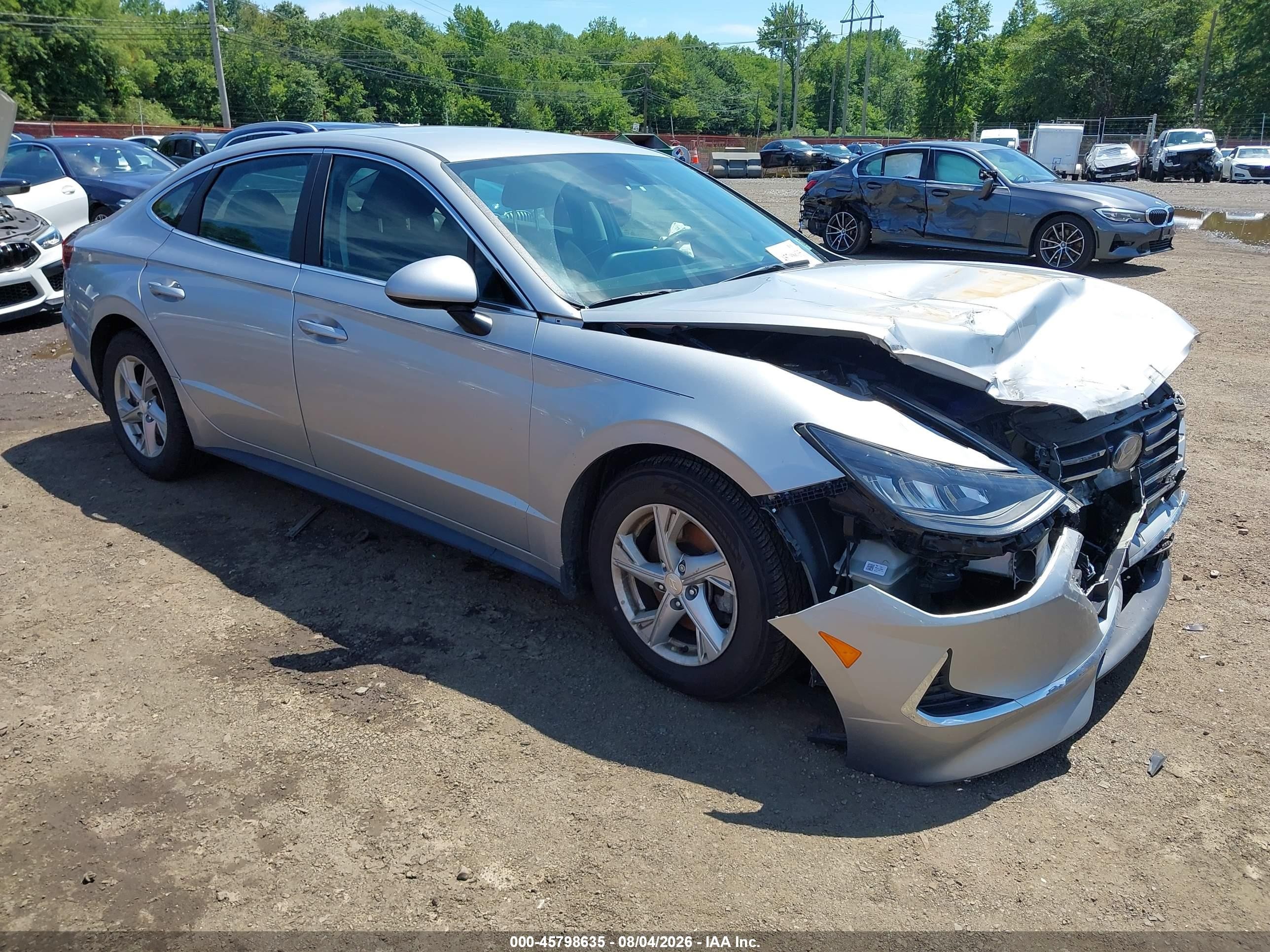 2021 Hyundai Sonata SE, VIN 5NPEG4JA6MH090392 — Front end