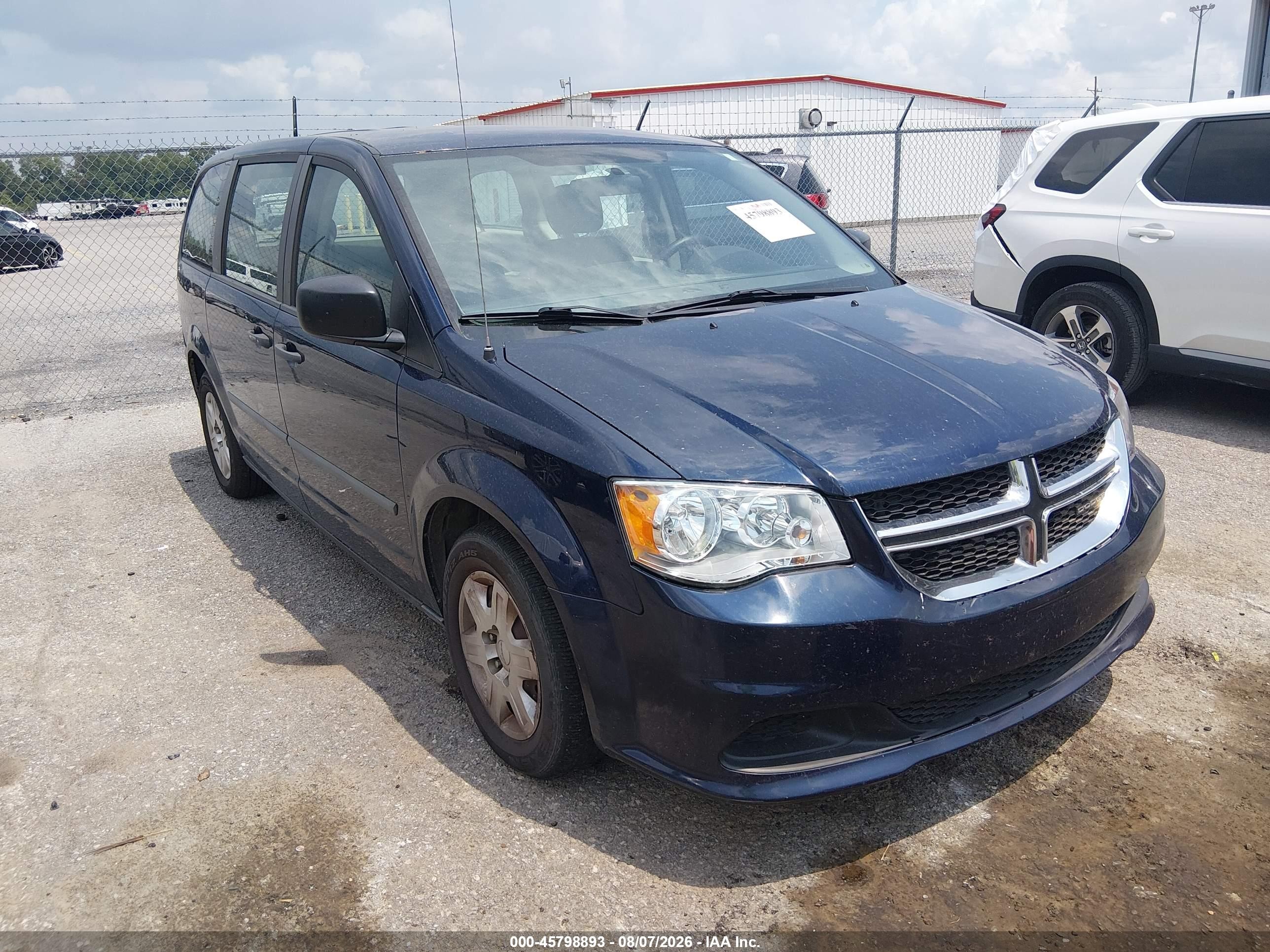 2012 Dodge Grand Caravan American Value, VIN 2C4RDGBGXCR220447 — Обычный износ