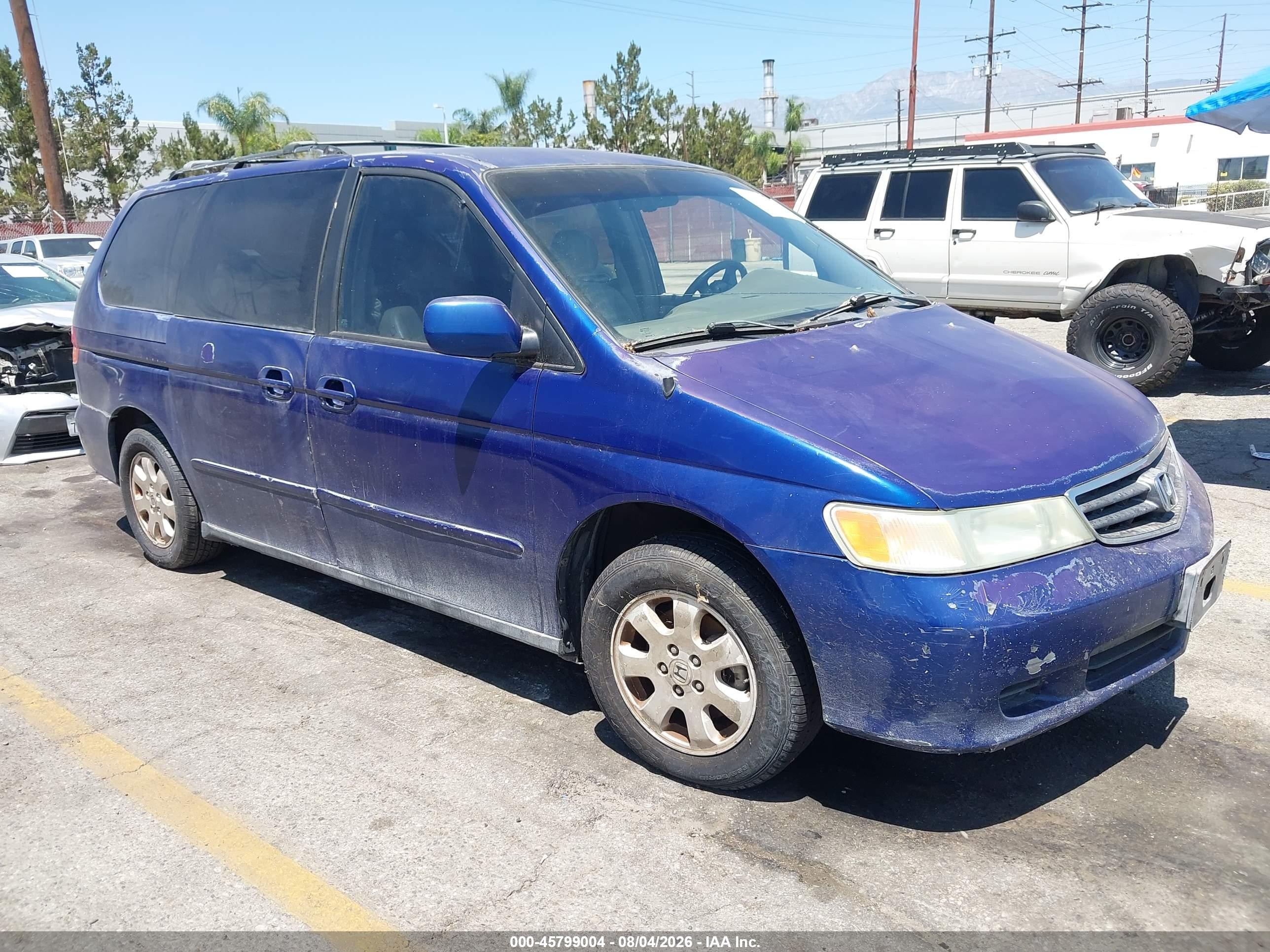 2003 Honda Odyssey EX-L, VIN 5FNRL18713B129747 — Normal wear
