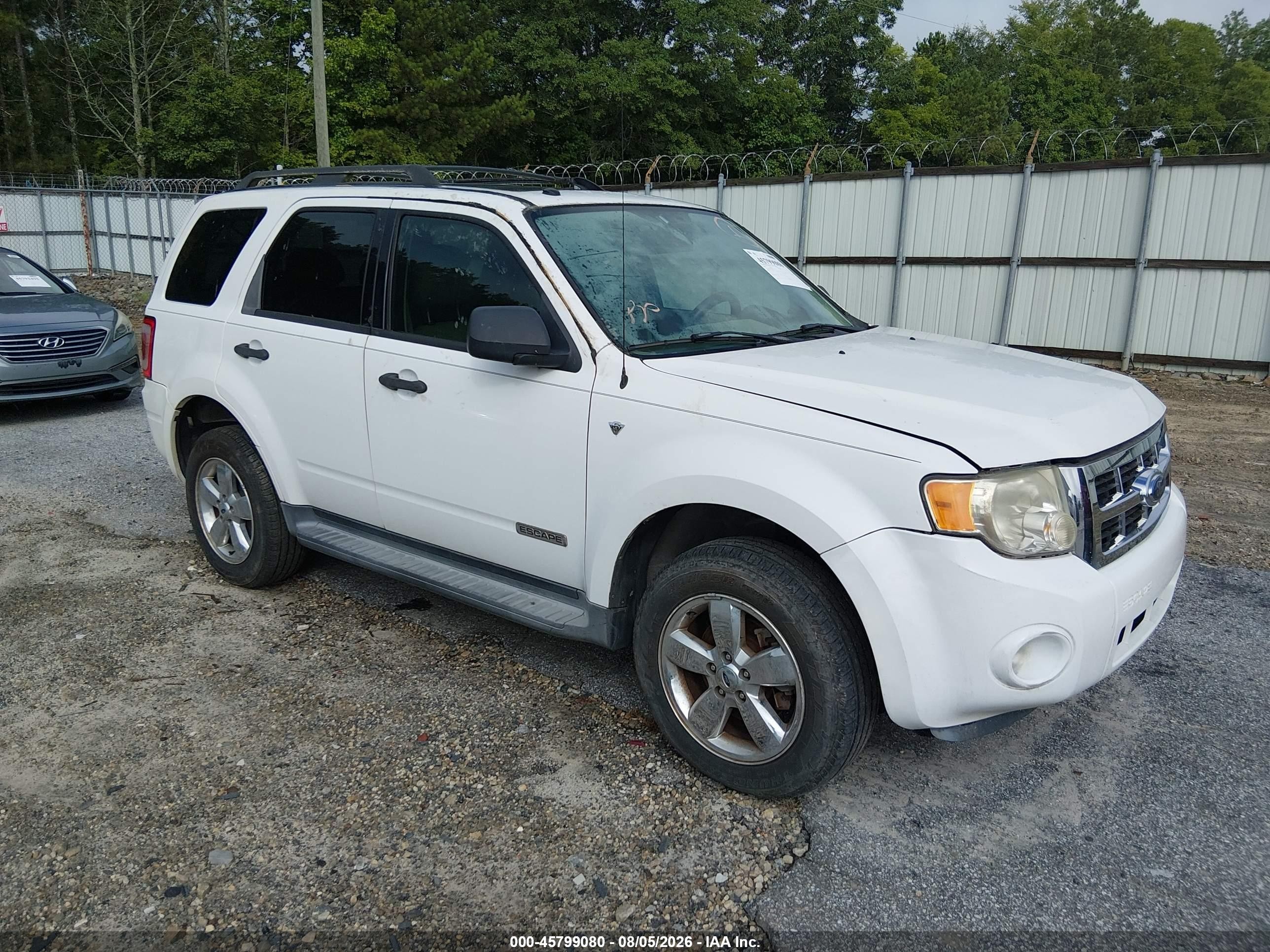 2008 Ford Escape XLT, VIN 1FMCU03188KA91567 — Не указано