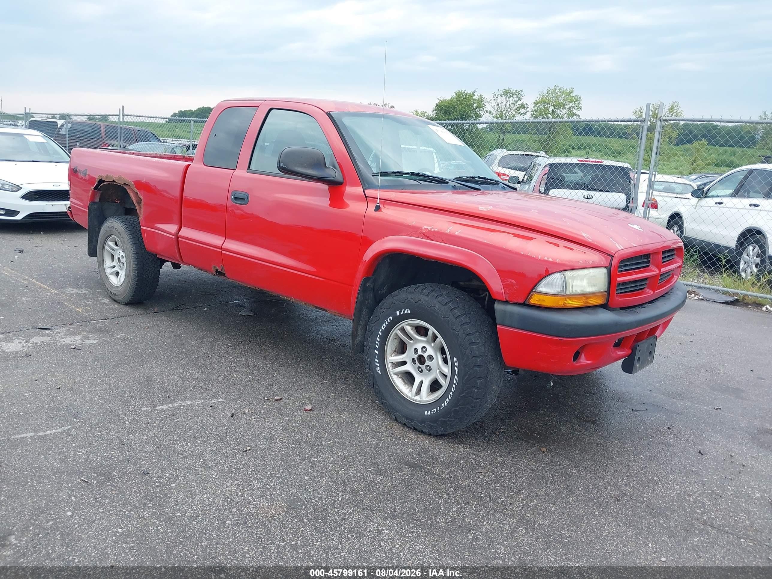 2003 Dodge Dakota Sport, VIN 1D7HG32N33S170800 — Front end