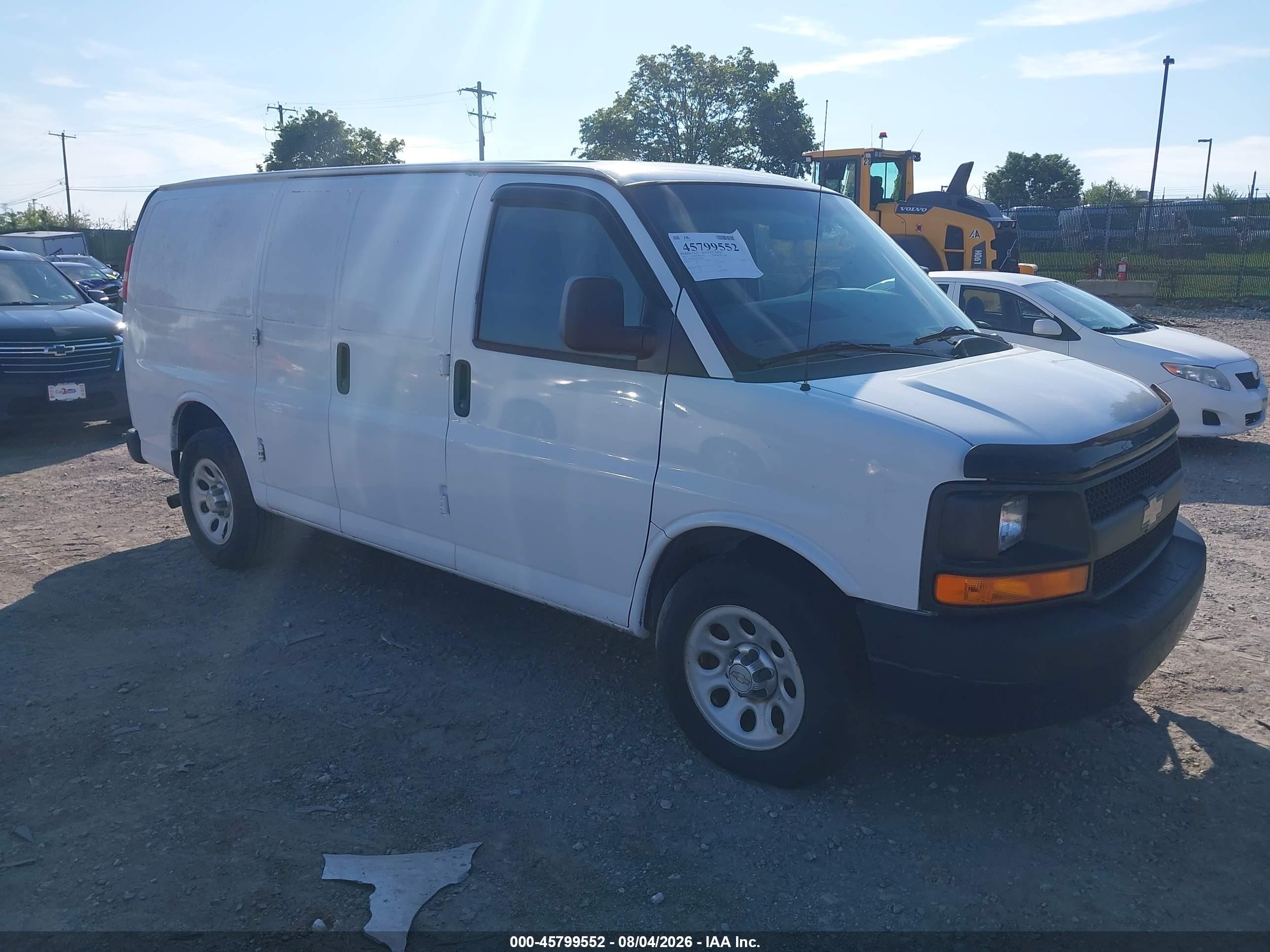 2011 Chevrolet Express Cargo, VIN 1GCSGAF40B1123623 — Normal wear