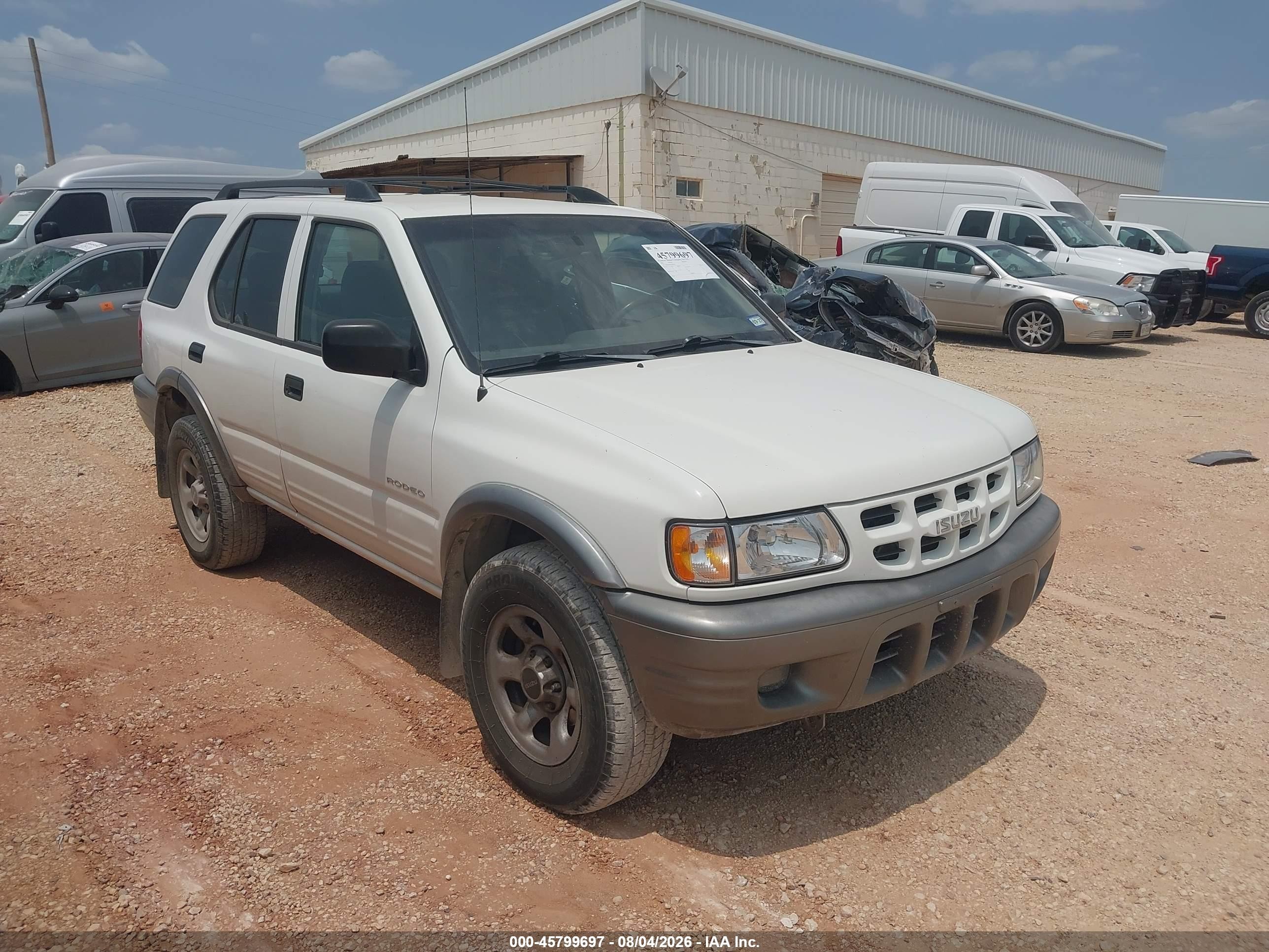 2002 Isuzu Rodeo S, VIN 4S2CK58W024328516 — Repossession