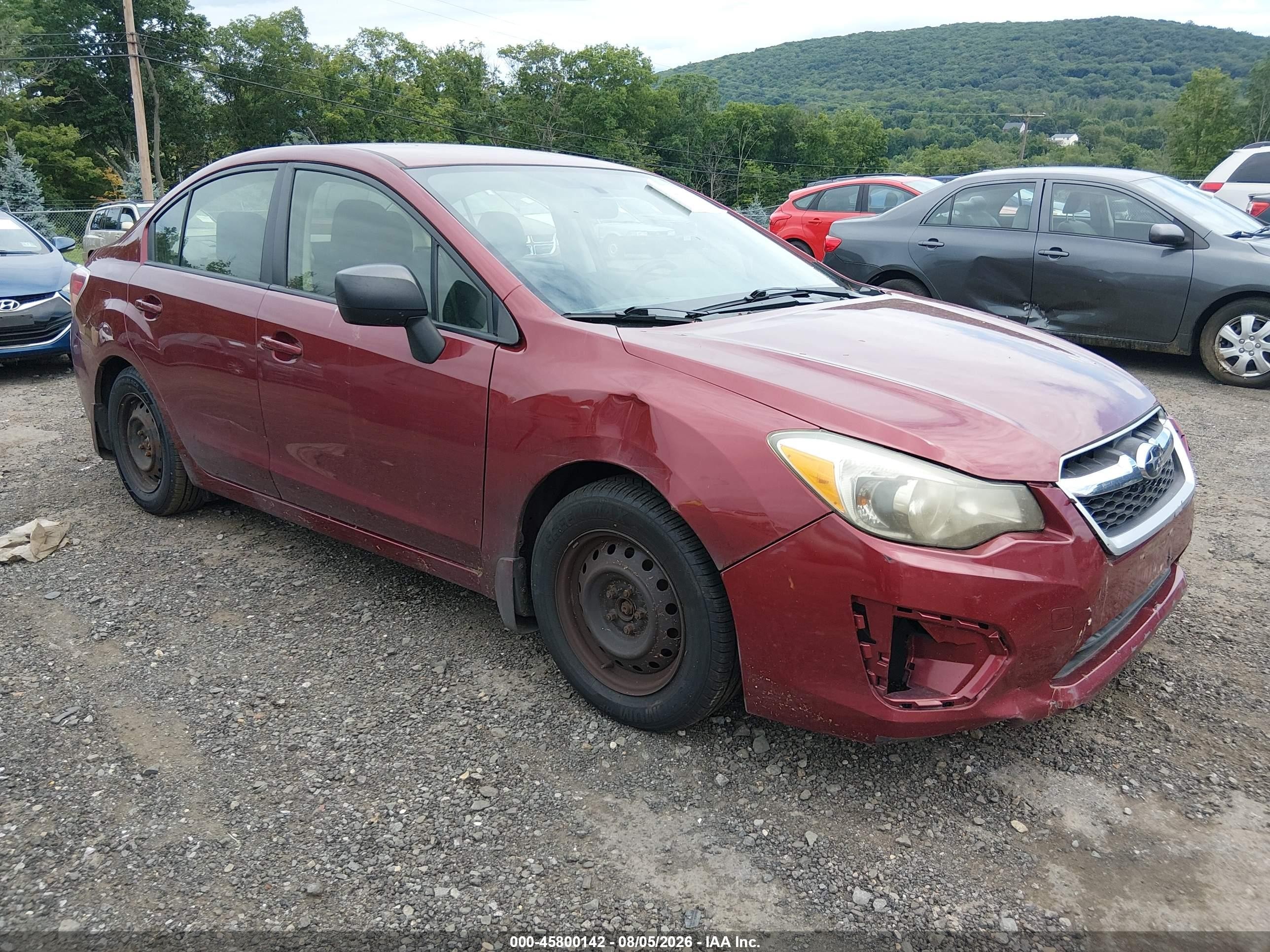 2014 Subaru Impreza, VIN JF1GJAA67EH024847 — Normal wear
