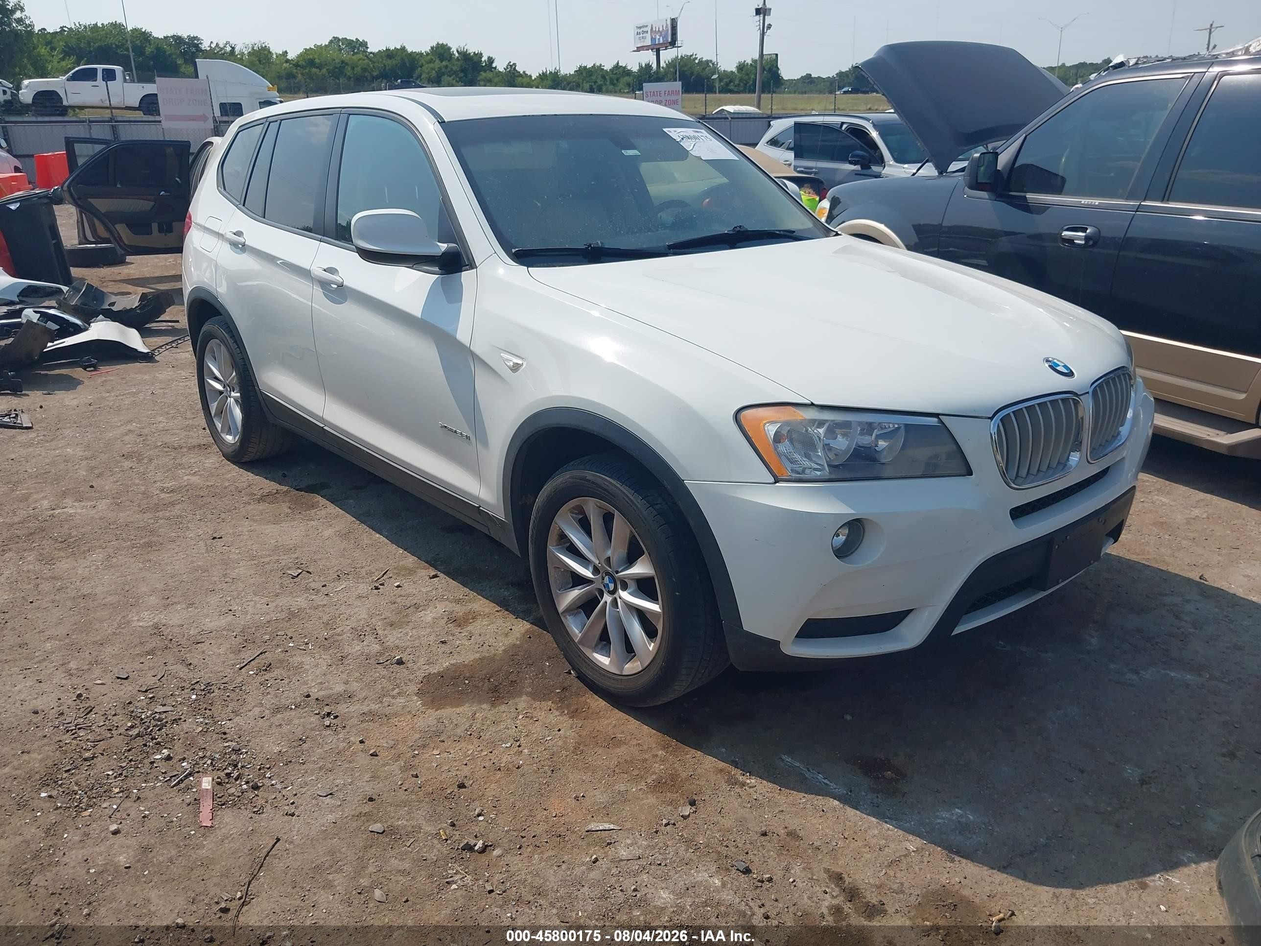 2013 BMW X3 xDrive28i, VIN 5UXWX9C51D0D02521 — Обычный износ