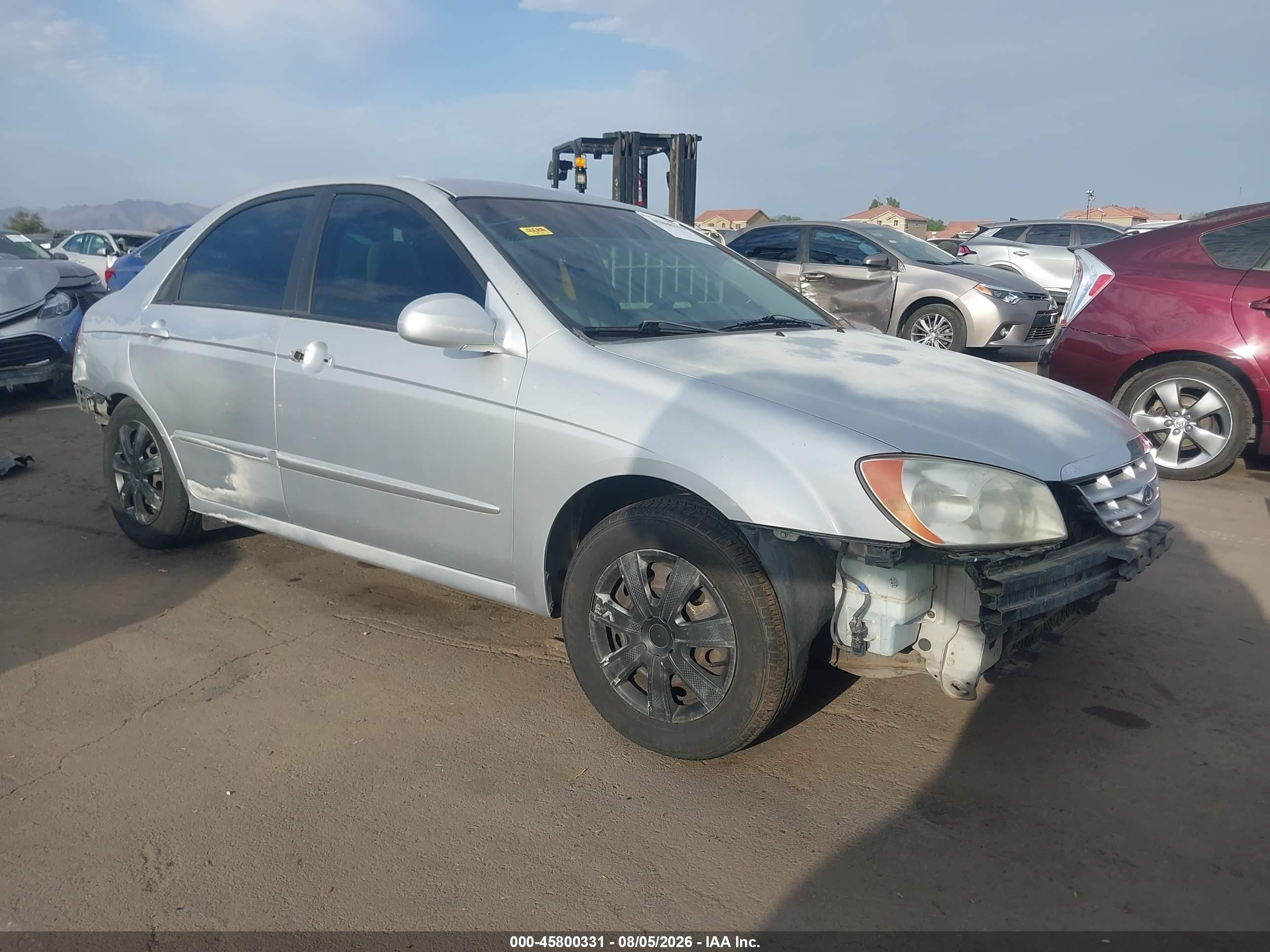 2006 Kia Spectra EX, VIN KNAFE122465247109 — Side