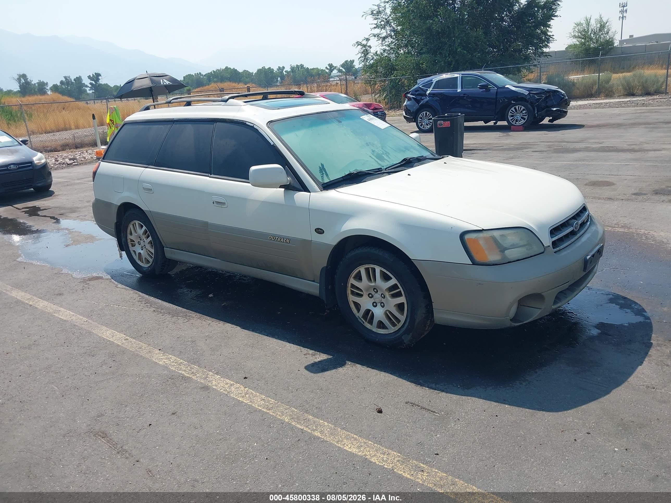 2002 Subaru Legacy Outback L.L. Bean, VIN 4S3BH806727606717 — Механическое
