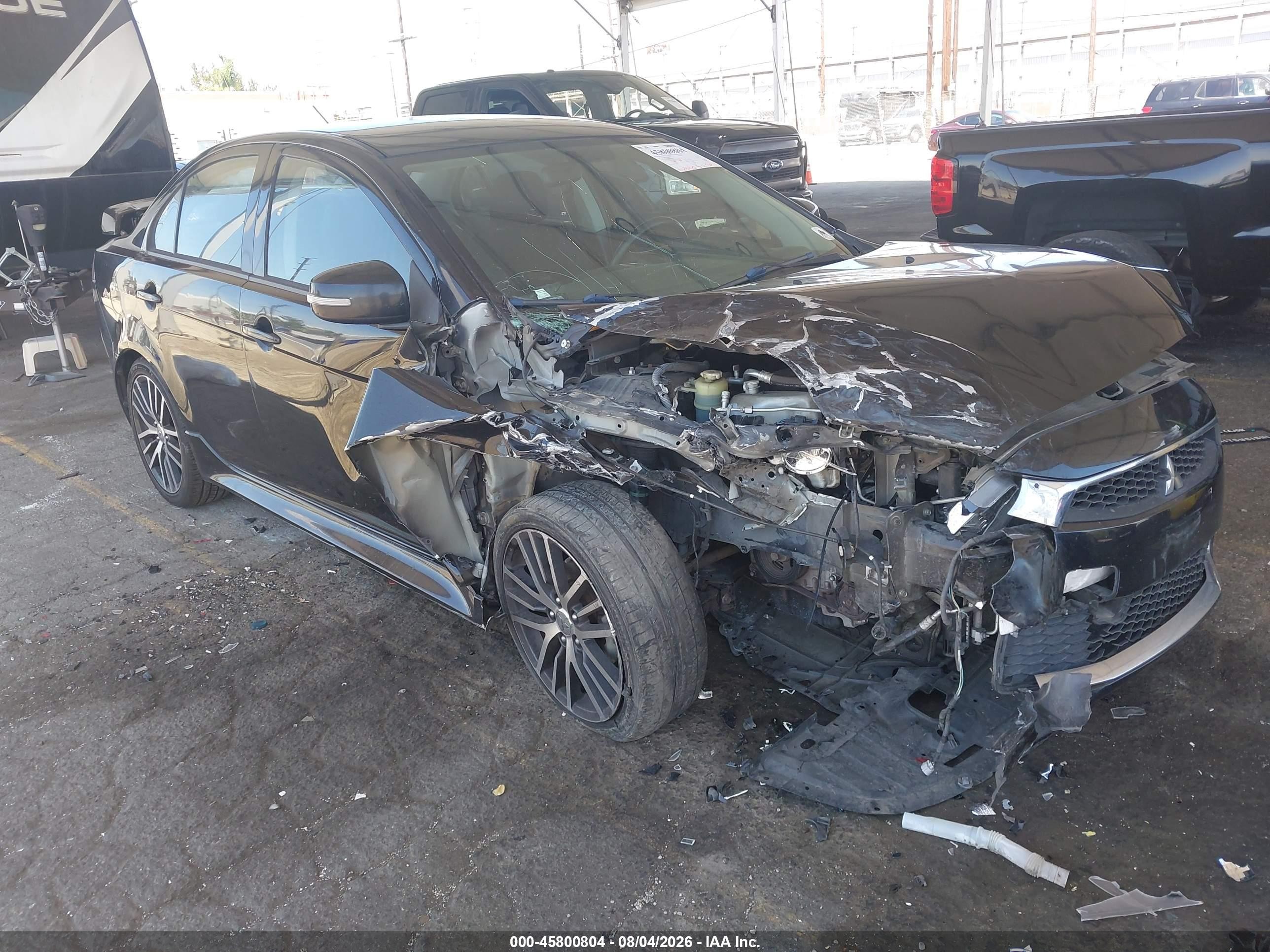 2017 Mitsubishi Lancer ES, VIN JA32V2FW3HU006864 — Front end