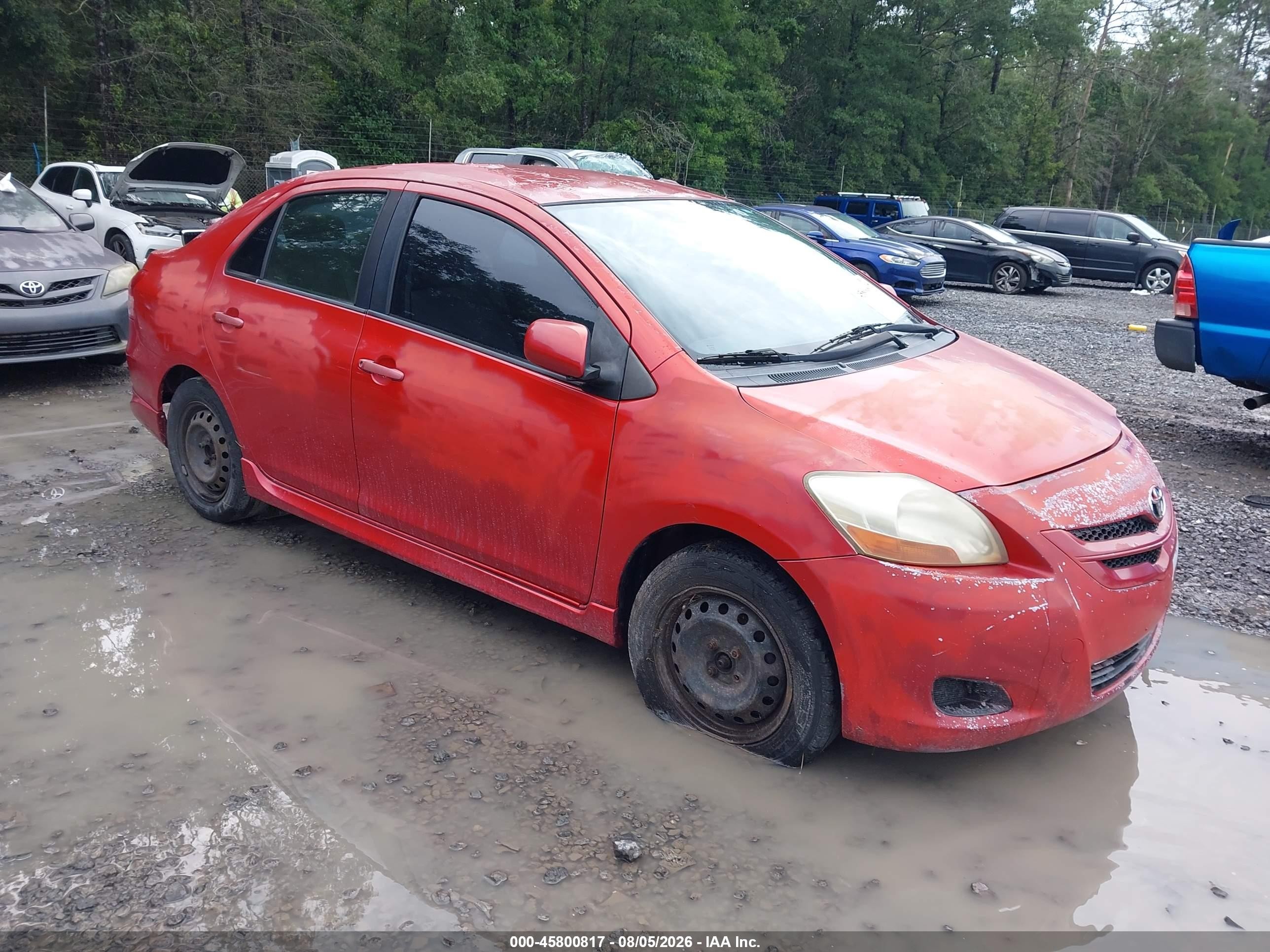 2007 Toyota Yaris, VIN JTDBT923971120606 — Normal wear