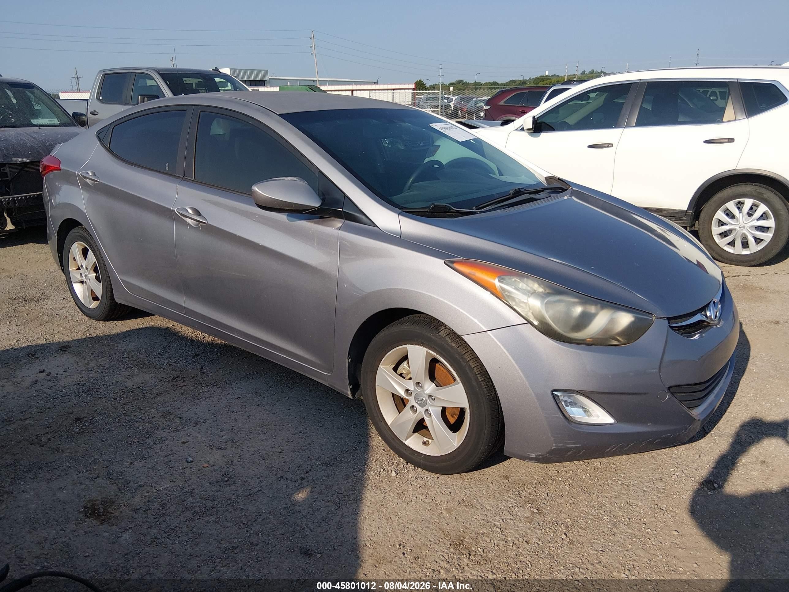 2012 Hyundai Elantra Limited, VIN KMHDH4AE5CU351619 — Normal wear