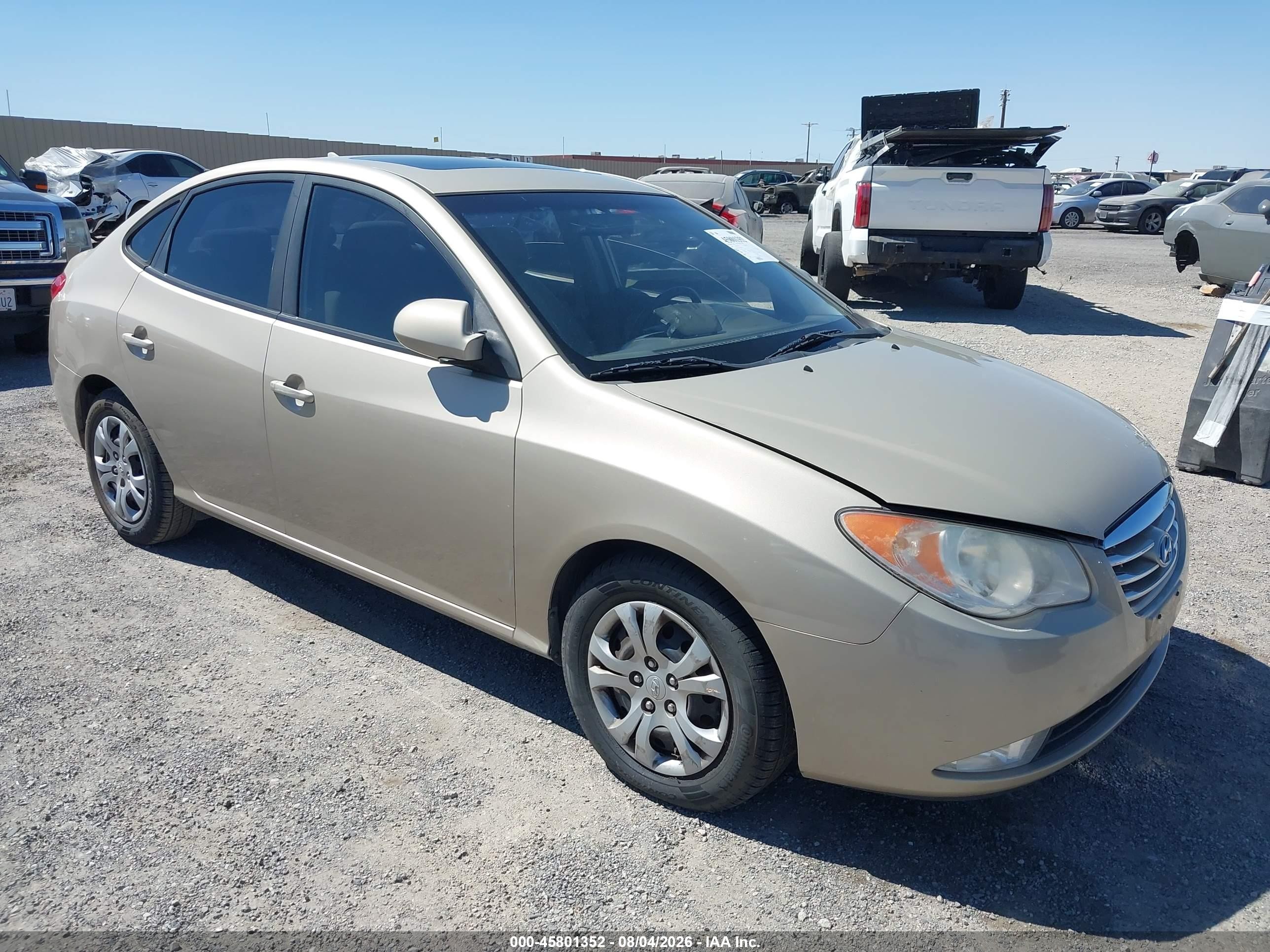 2010 Hyundai Elantra GLS, VIN KMHDU4AD1AU083040 — Normal wear