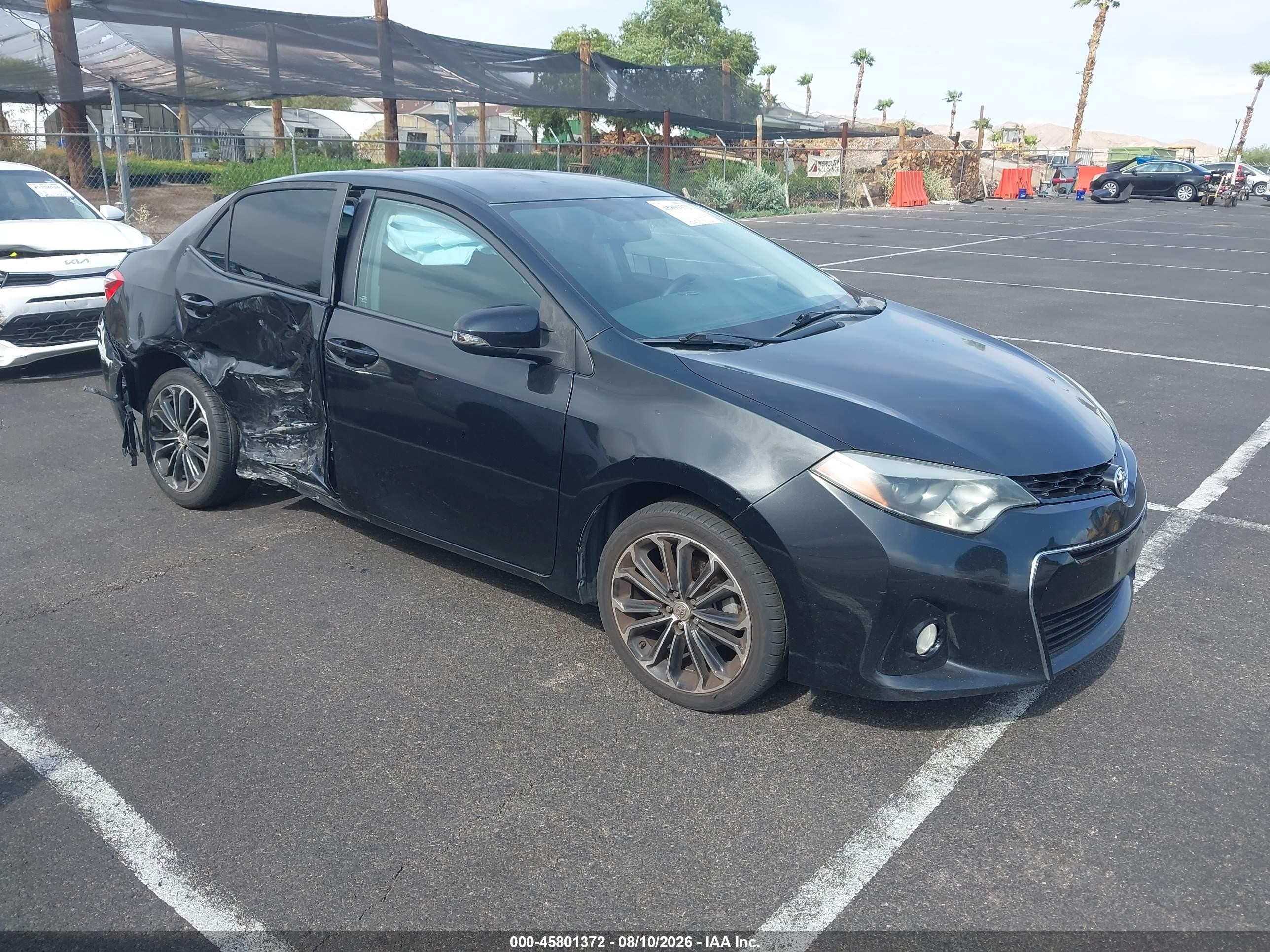2016 Toyota Corolla S Plus, VIN 5YFBURHE6GP542706 — Side