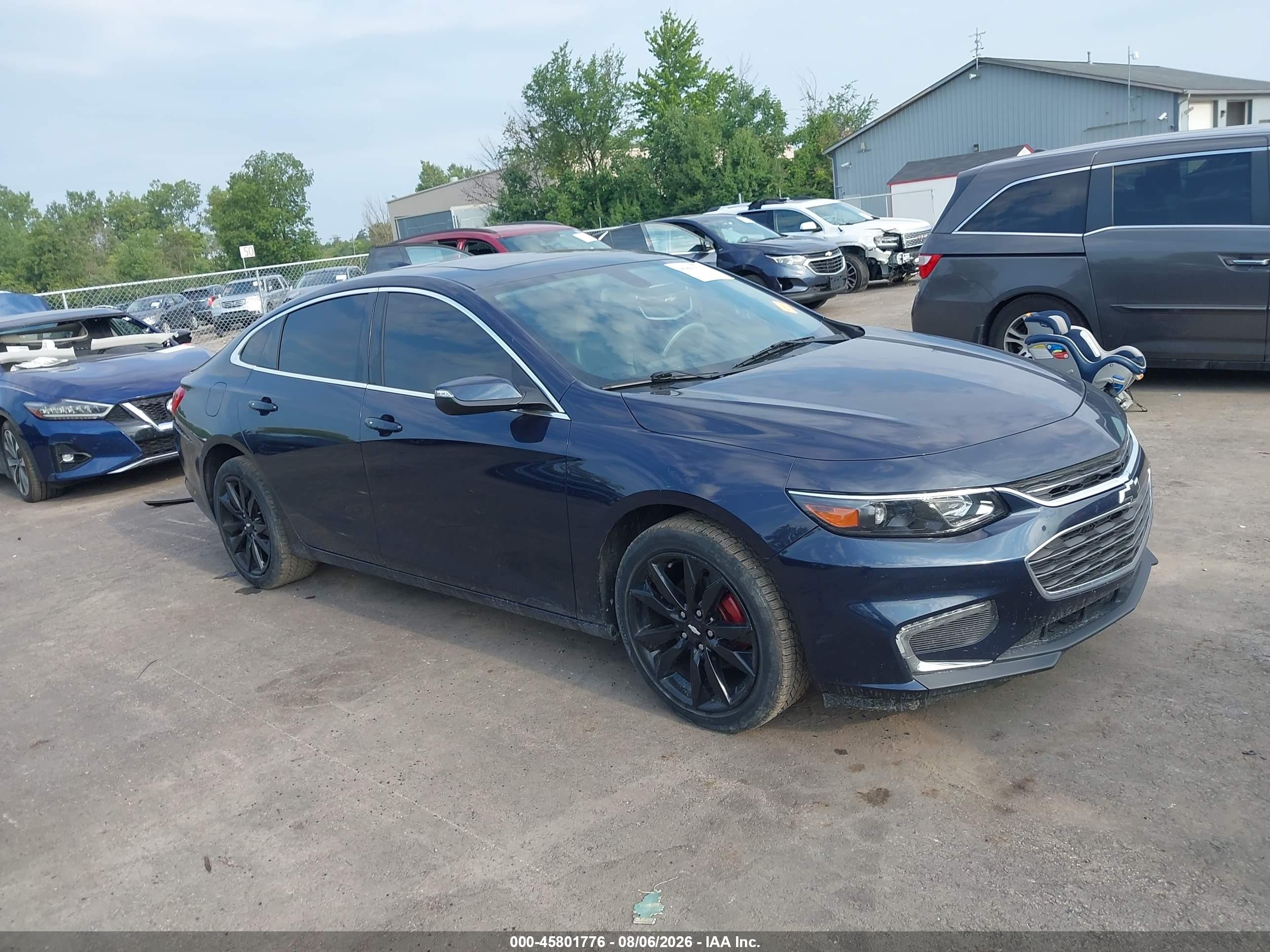 2016 Chevrolet Malibu LT, VIN 1G1ZE5ST1GF258573 — Rear end