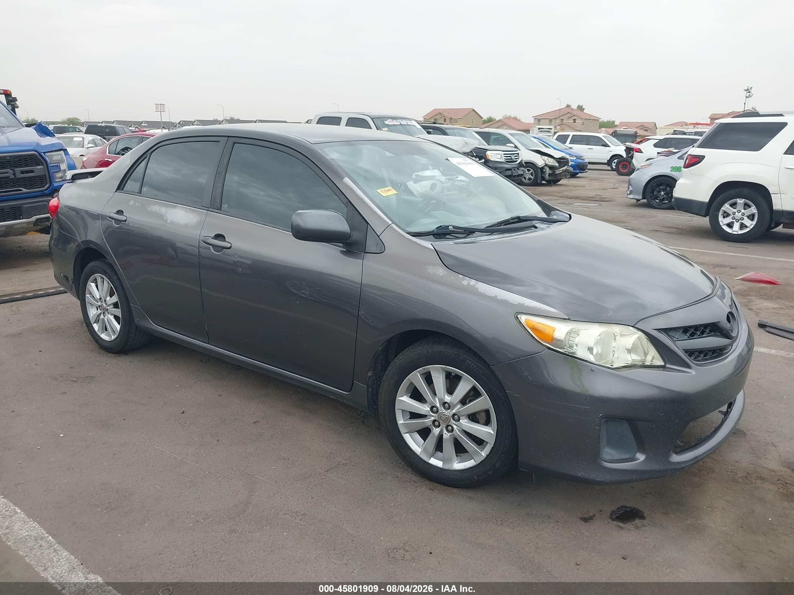 2012 Toyota Corolla LE, VIN 5YFBU4EE8CP016806 — Front end