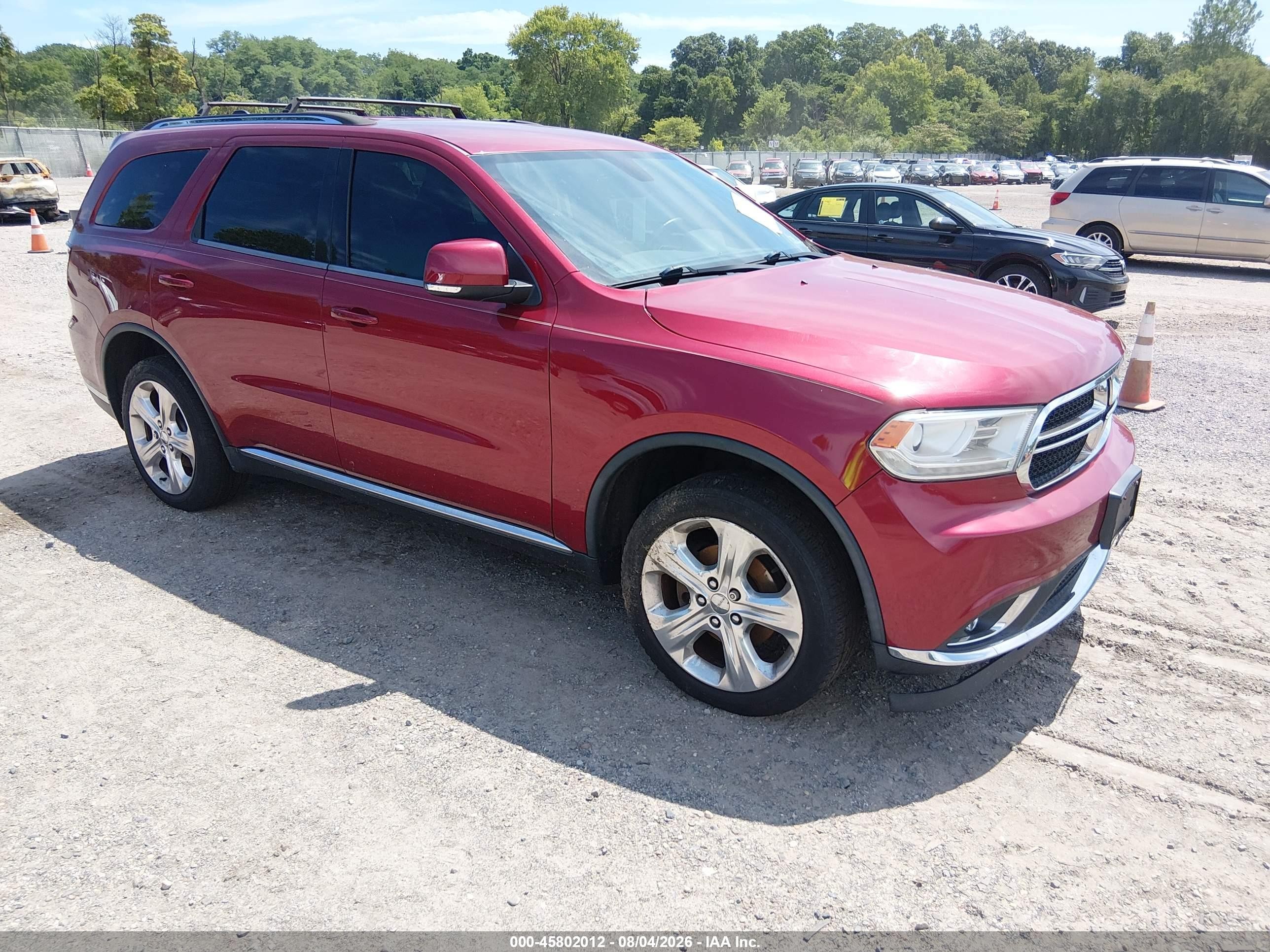 2014 Dodge Durango Limited, VIN 1C4RDJDG7EC337263 — Normal wear