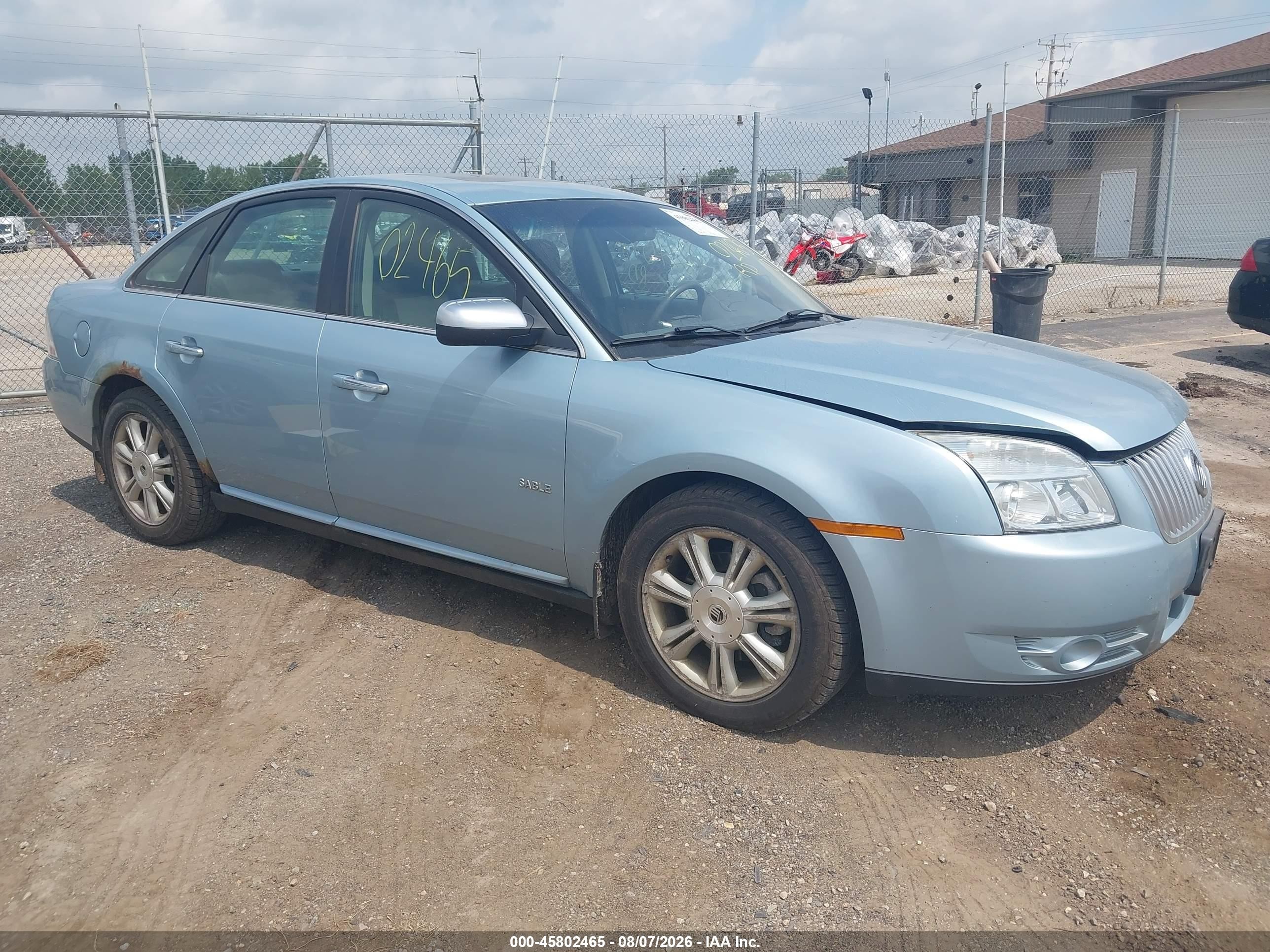 2008 Mercury Sable Premier, VIN 1MEHM42W38G626790 — Normal wear