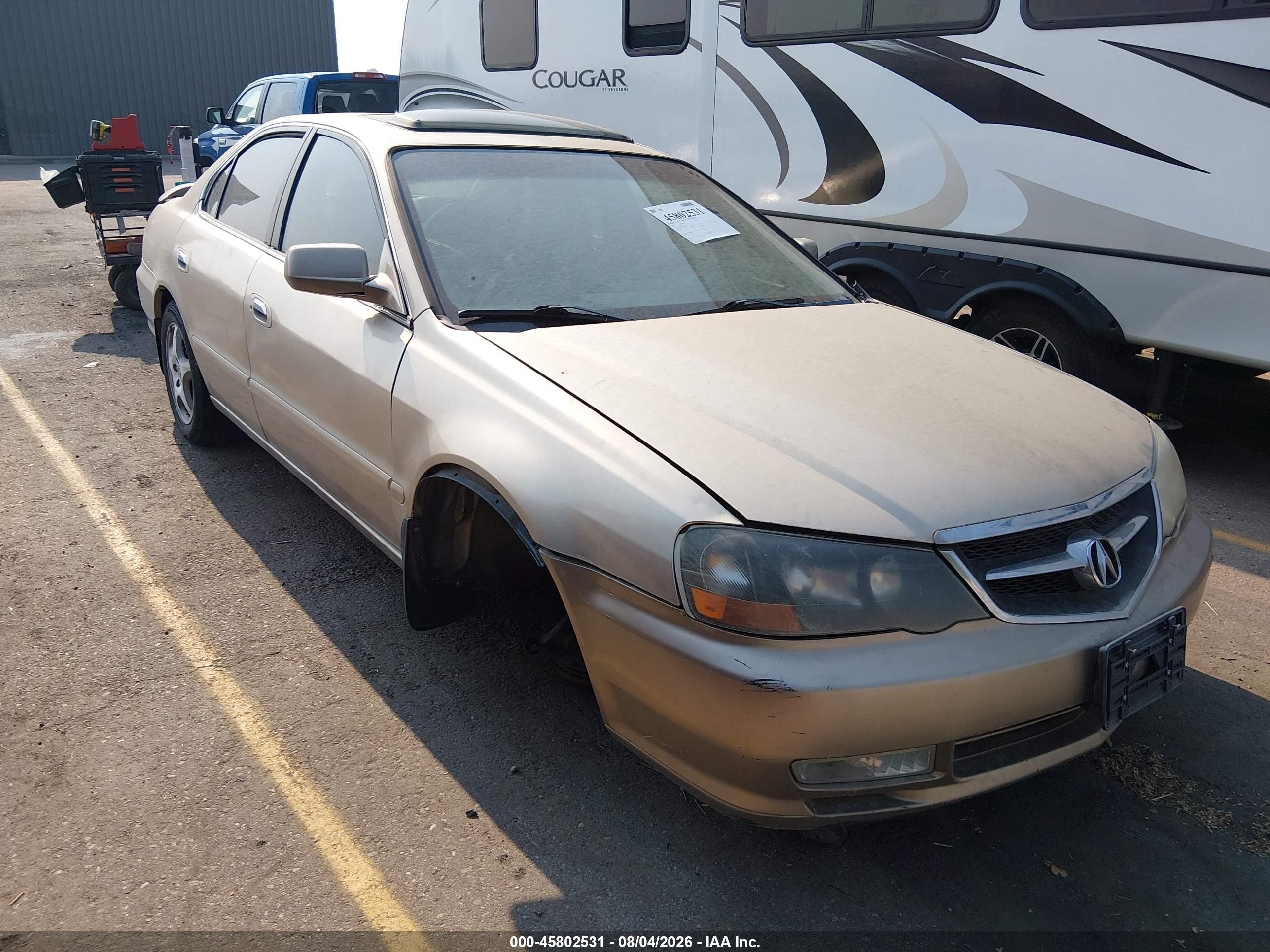 2003 Acura TL, VIN 19UUA56623A055847 — Обычный износ
