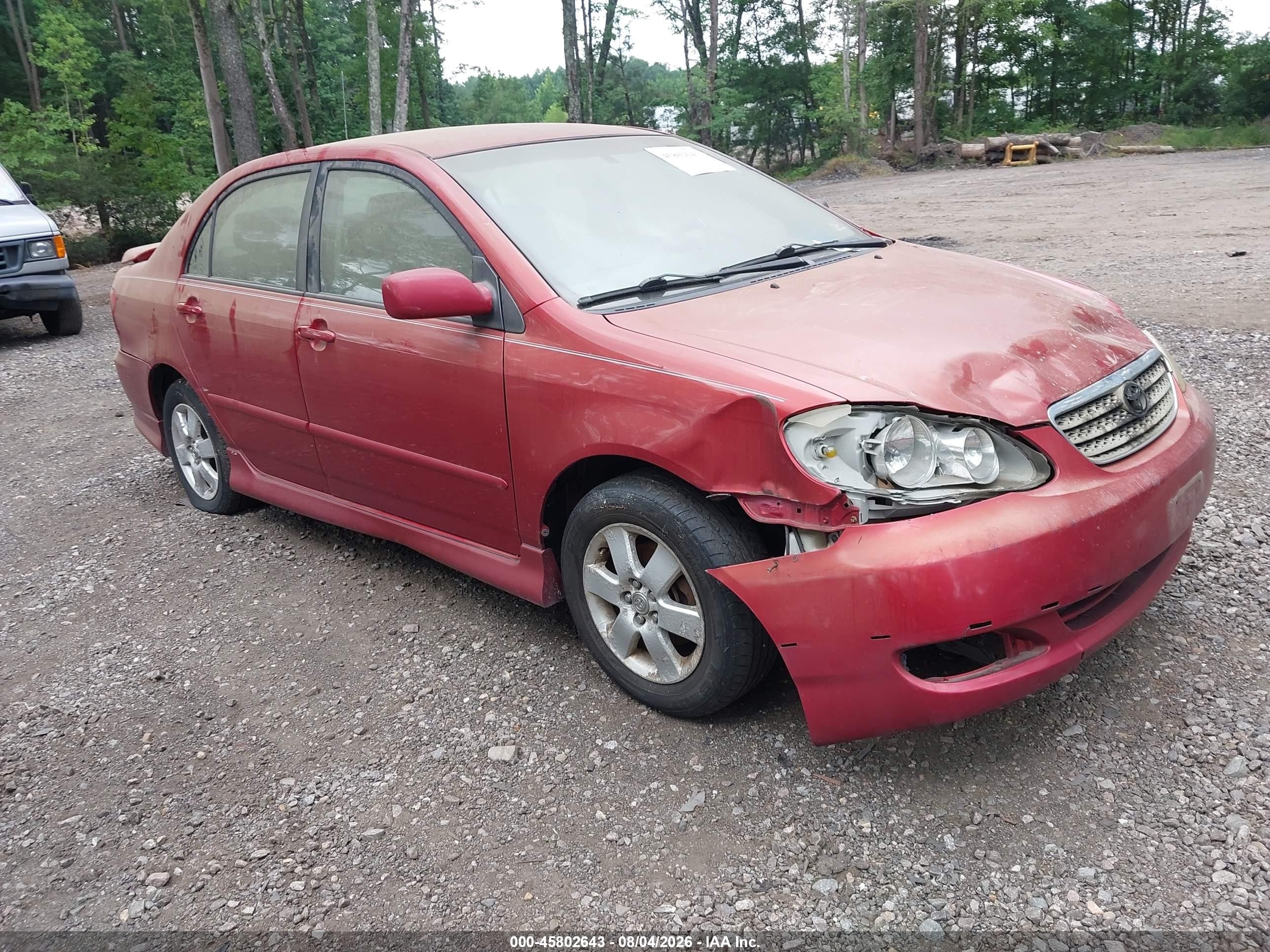 2008 Toyota Corolla S, VIN 2T1BR32E78C925269 — Normal wear
