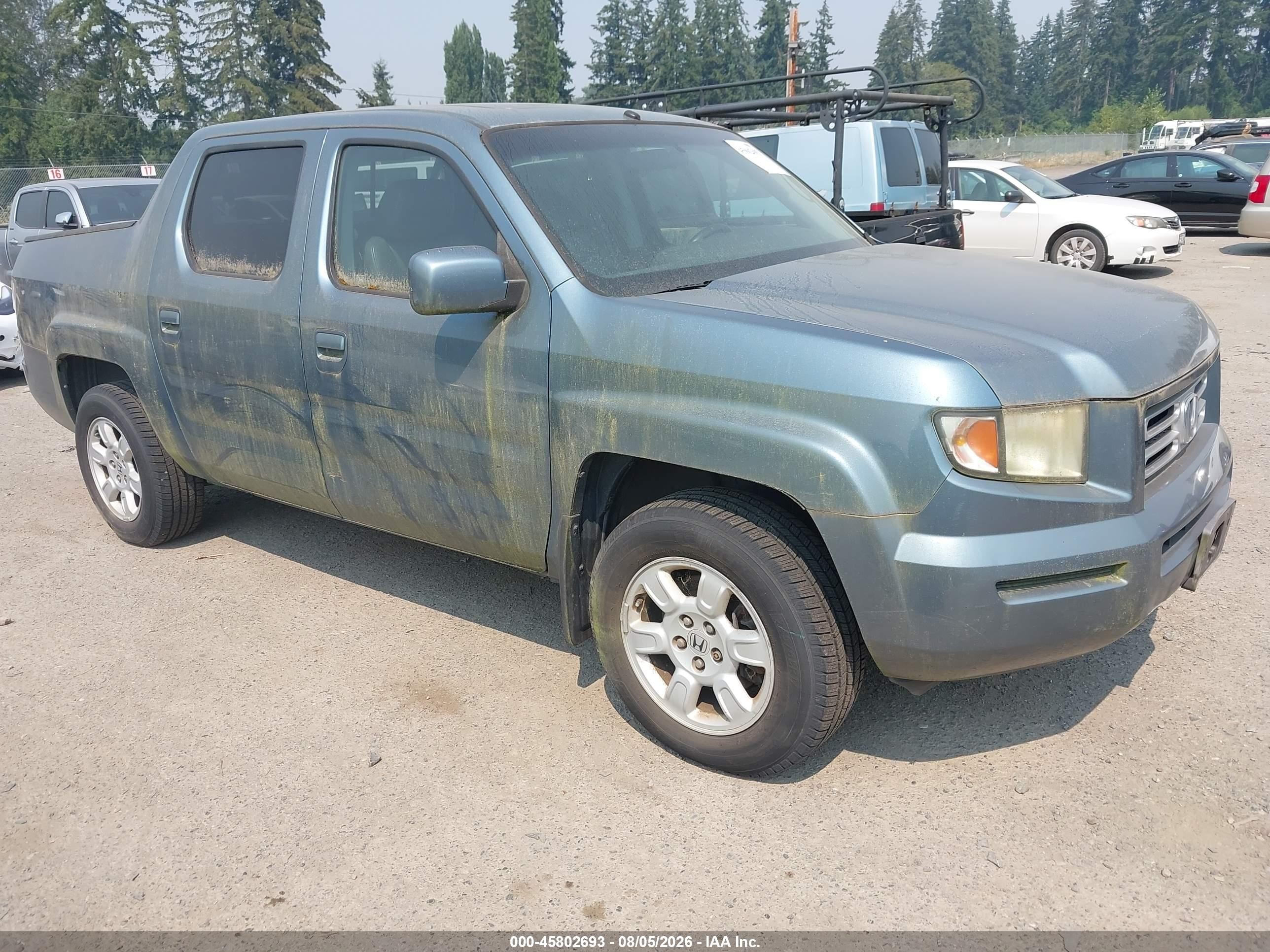 2007 Honda Ridgeline RTL, VIN 2HJYK16557H533405 — Обычный износ