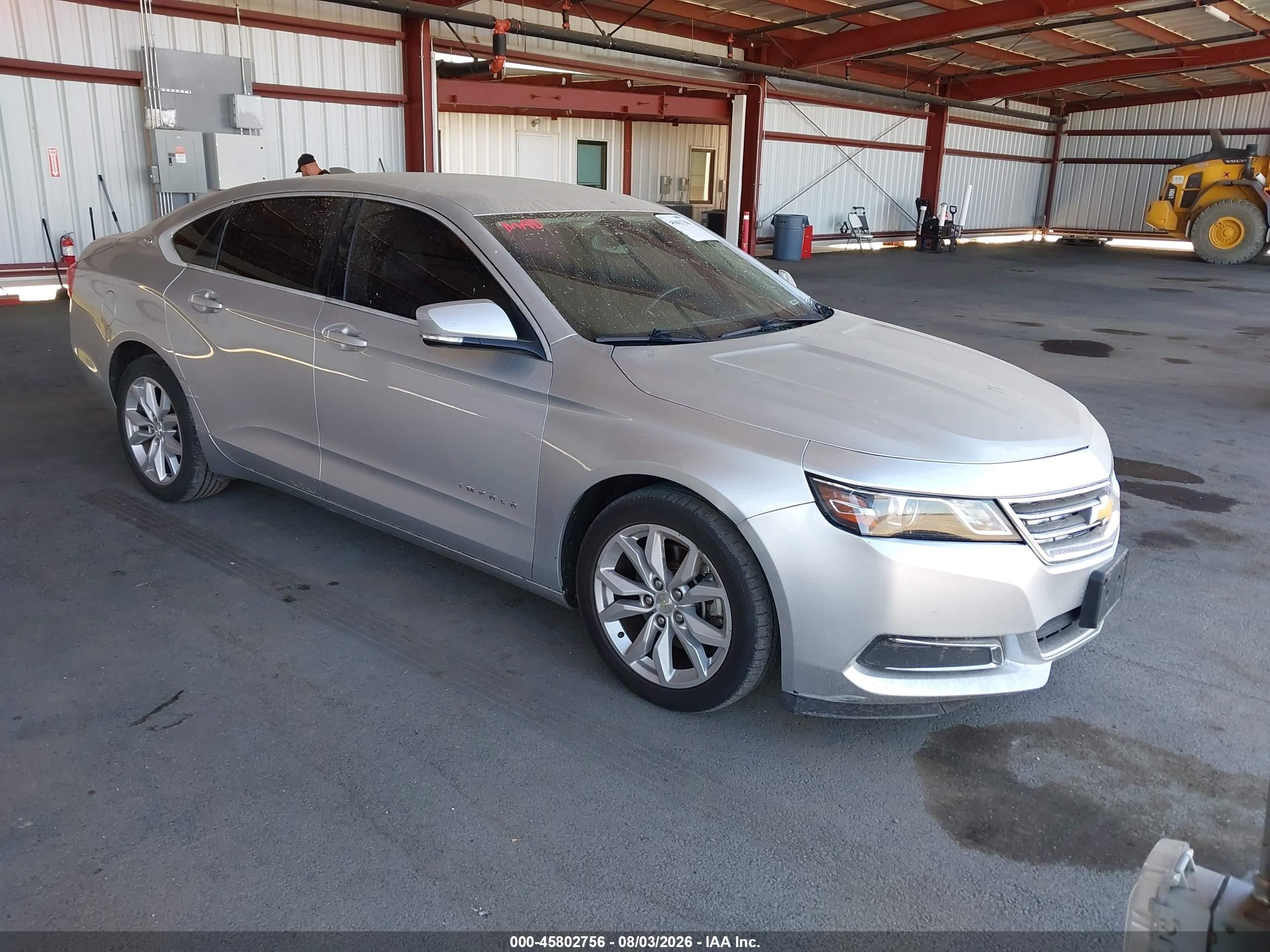 2016 Chevrolet Impala LT, VIN 2G1105SA7G9163972 — Обычный износ