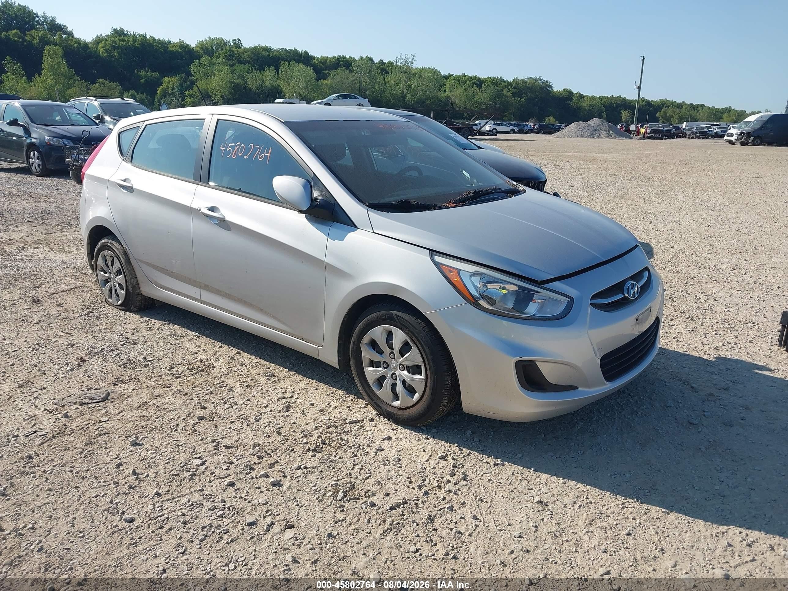 2015 Hyundai Accent GS, VIN KMHCT5AE2FU226954 — Normal wear
