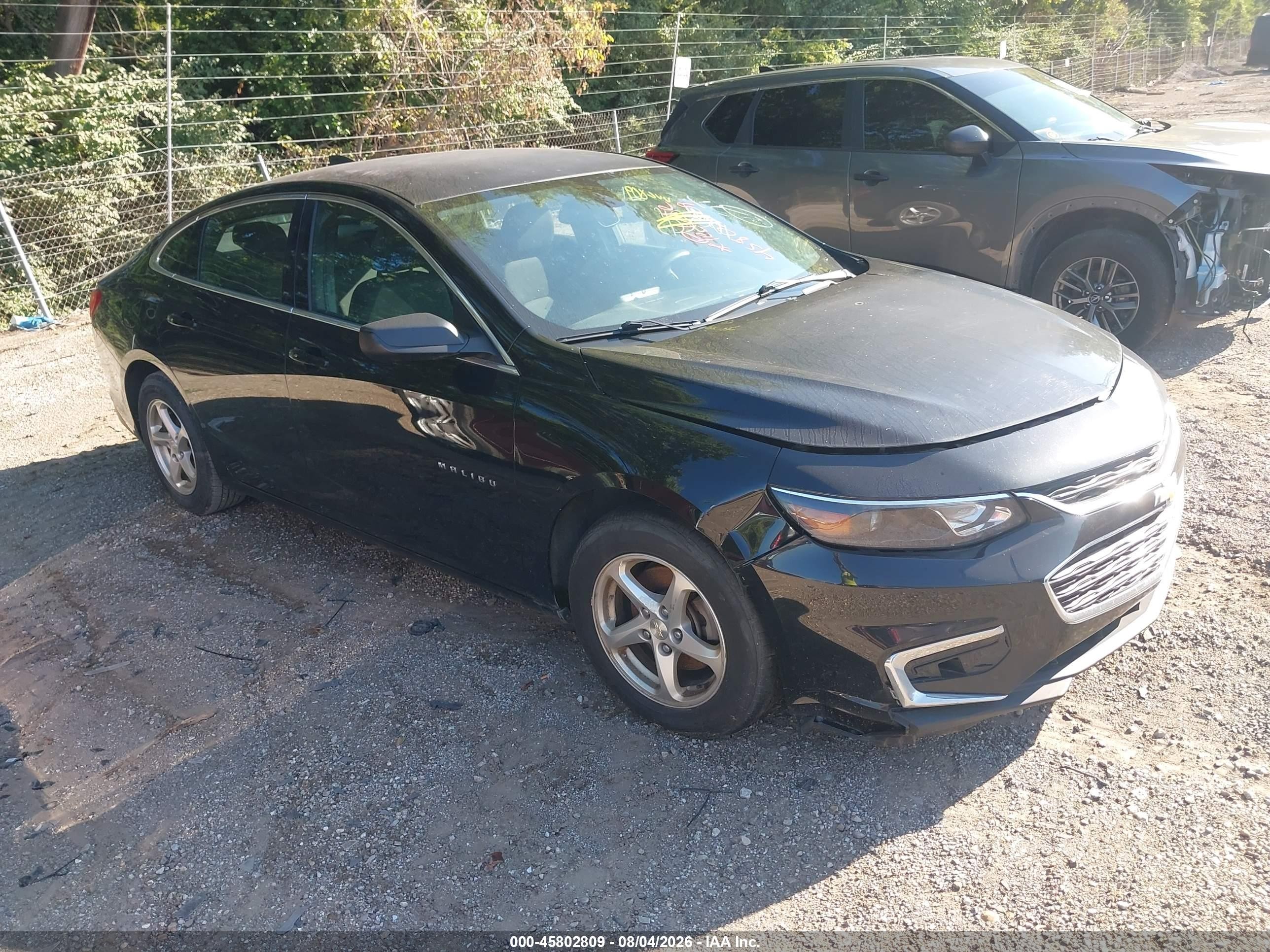 2017 Chevrolet Malibu LS, VIN 1G1ZC5ST7HF267138 — Обычный износ