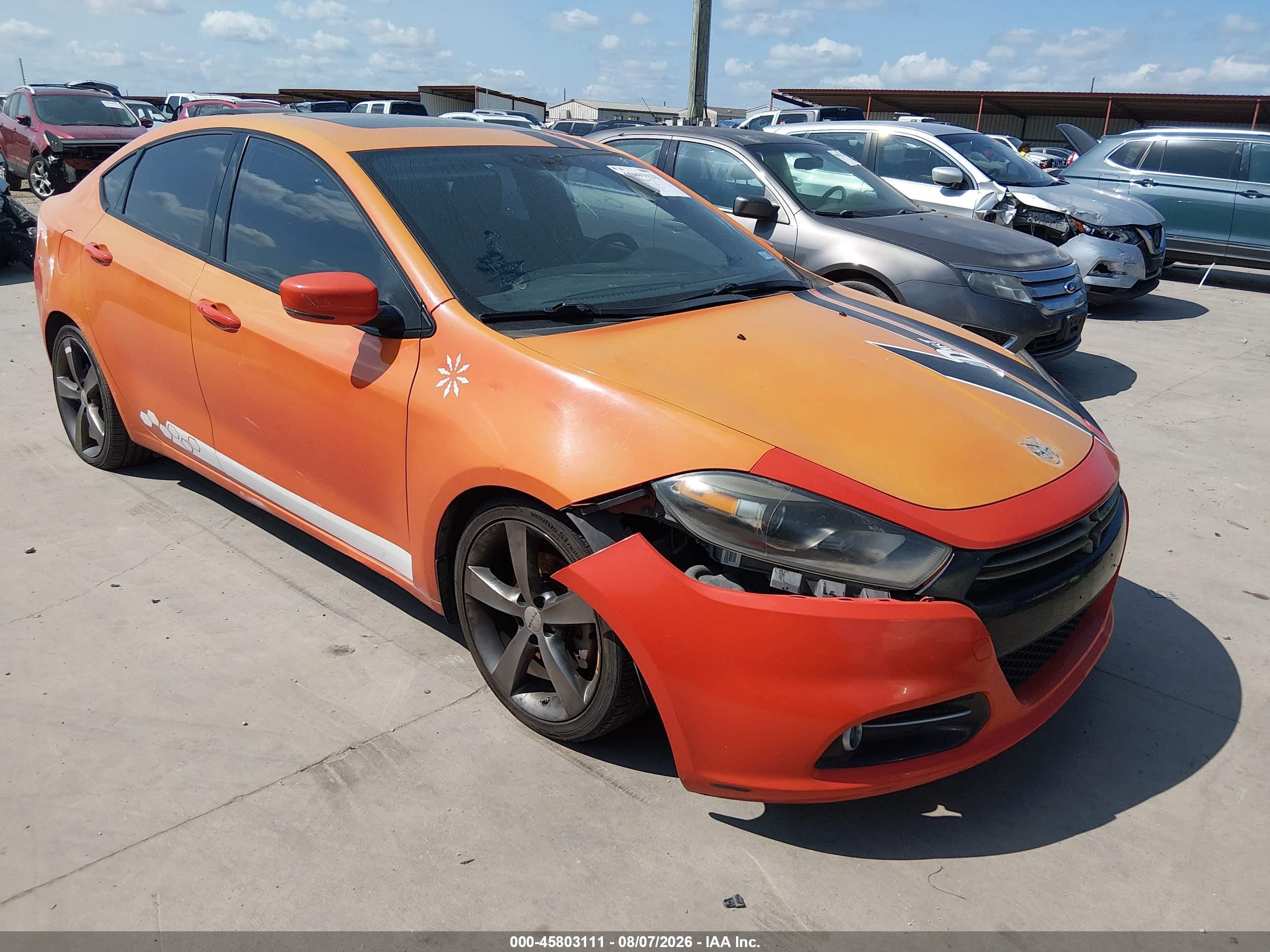 2015 Dodge Dart GT, VIN 1C3CDFEB4FD278209 — Normal wear