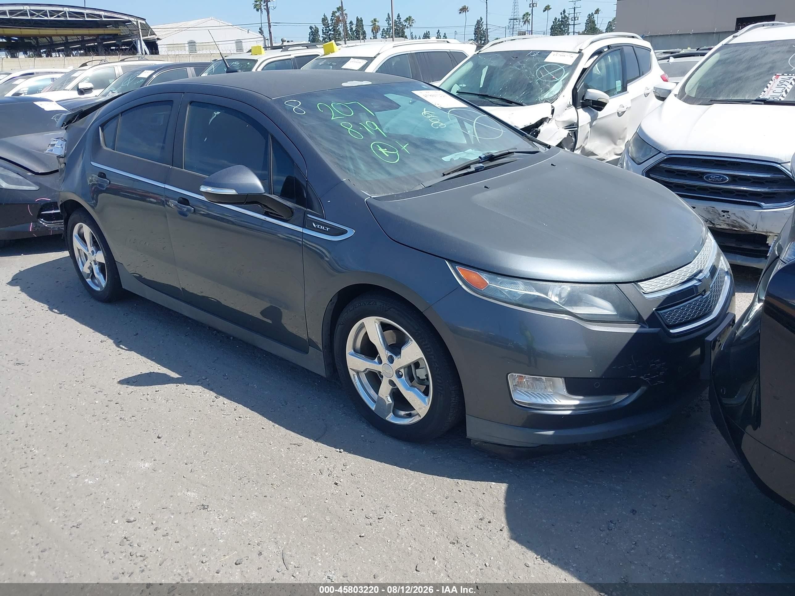 2013 Chevrolet Volt, VIN 1G1RH6E42DU132067 — Rear end