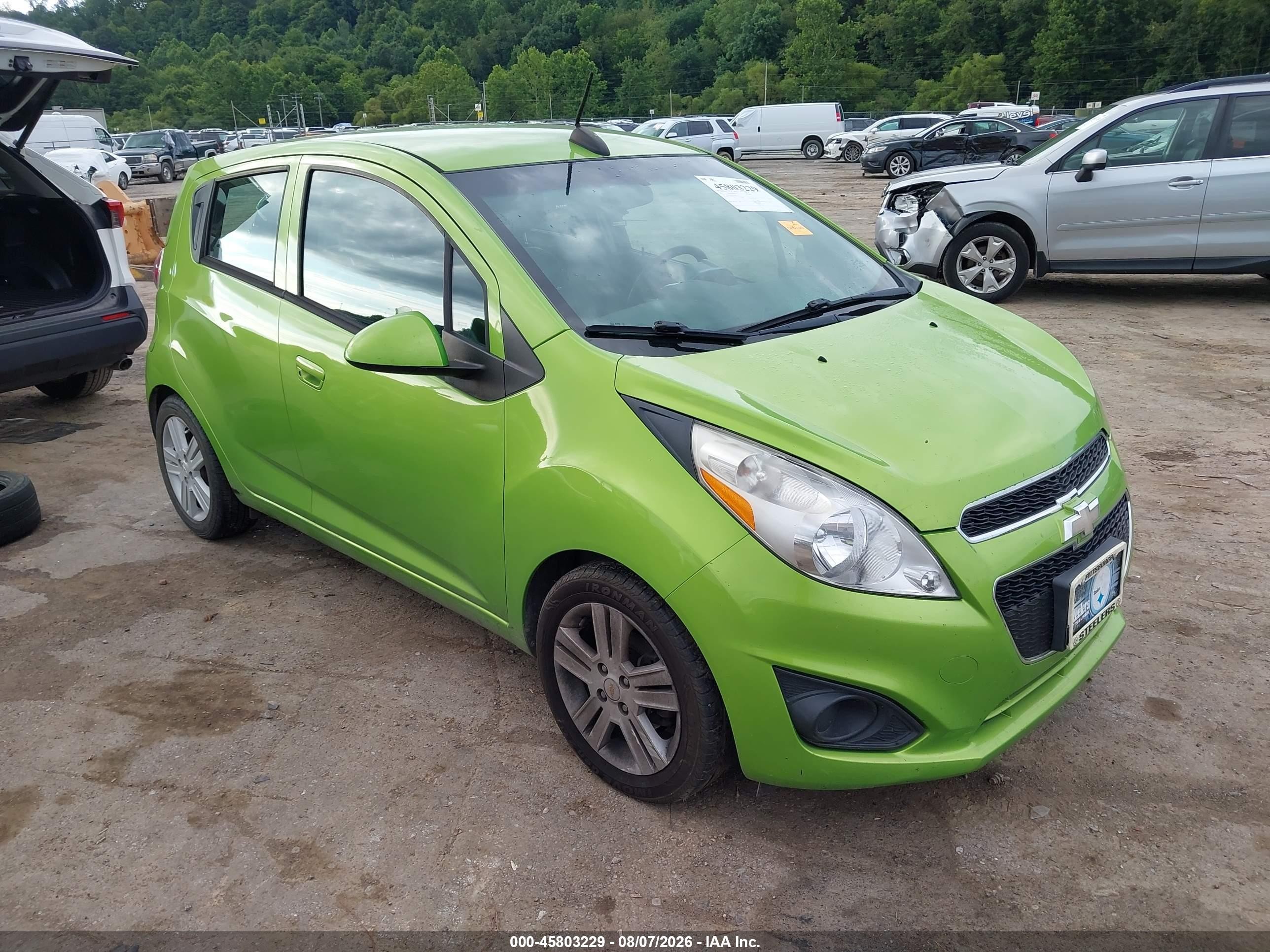 2015 Chevrolet Spark LT, VIN KL8CC6S93FC744033 — Normal wear