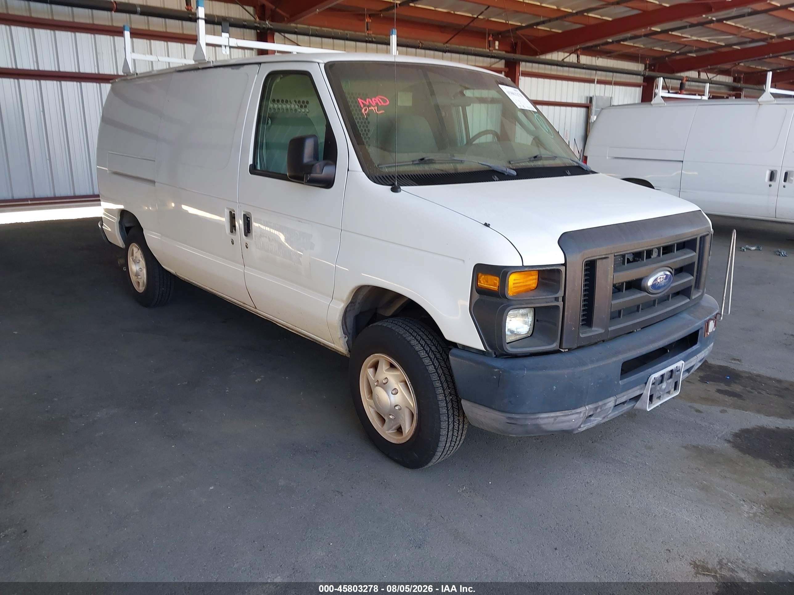 2008 Ford Econoline Cargo Commercial, VIN 1FTNE14W48DA13253 — Side