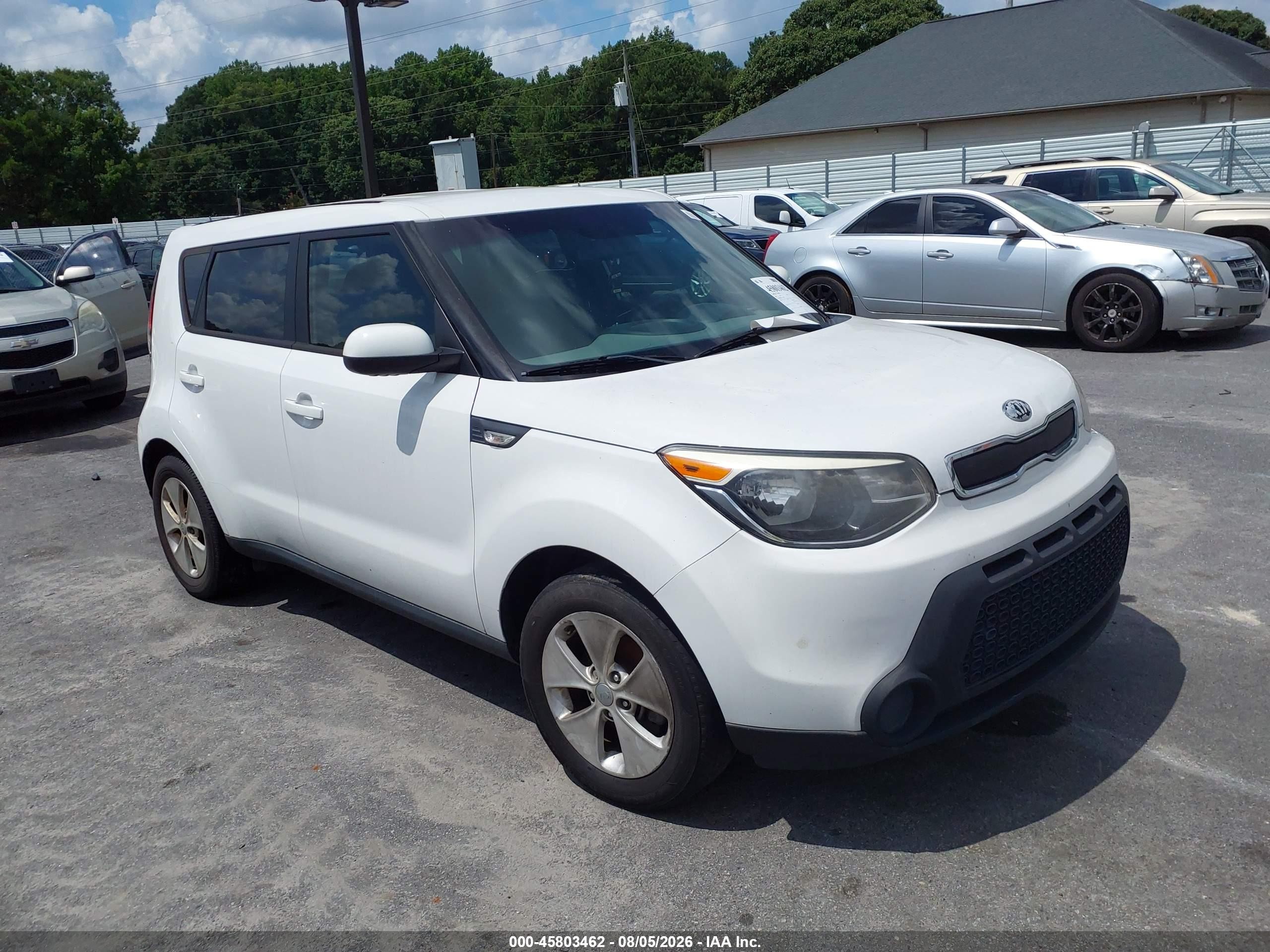 2014 Kia Soul, VIN KNDJN2A27E7062897 — Not stated