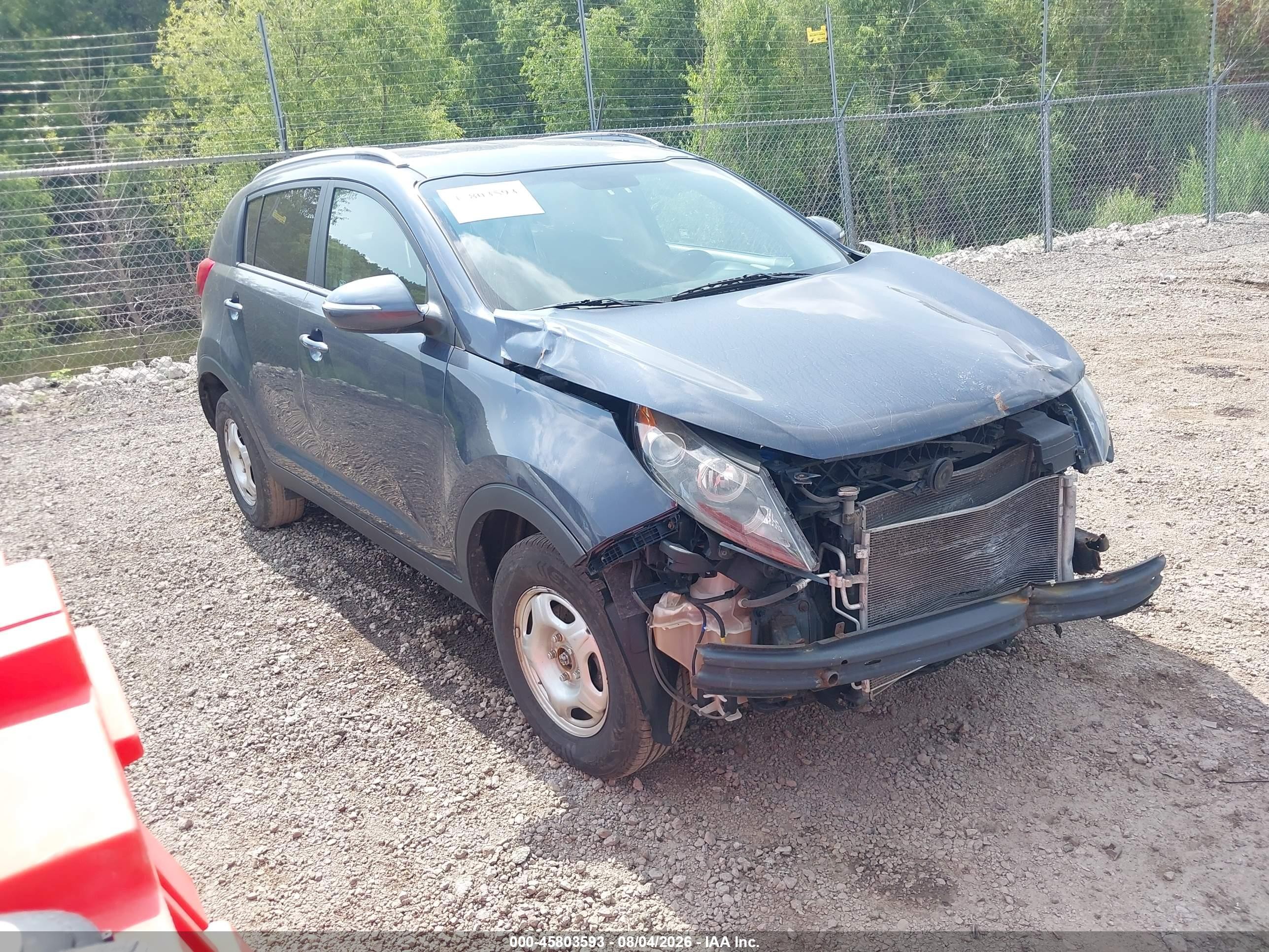 2011 Kia Sportage LX, VIN KNDPB3A28B7090423 — Normal wear