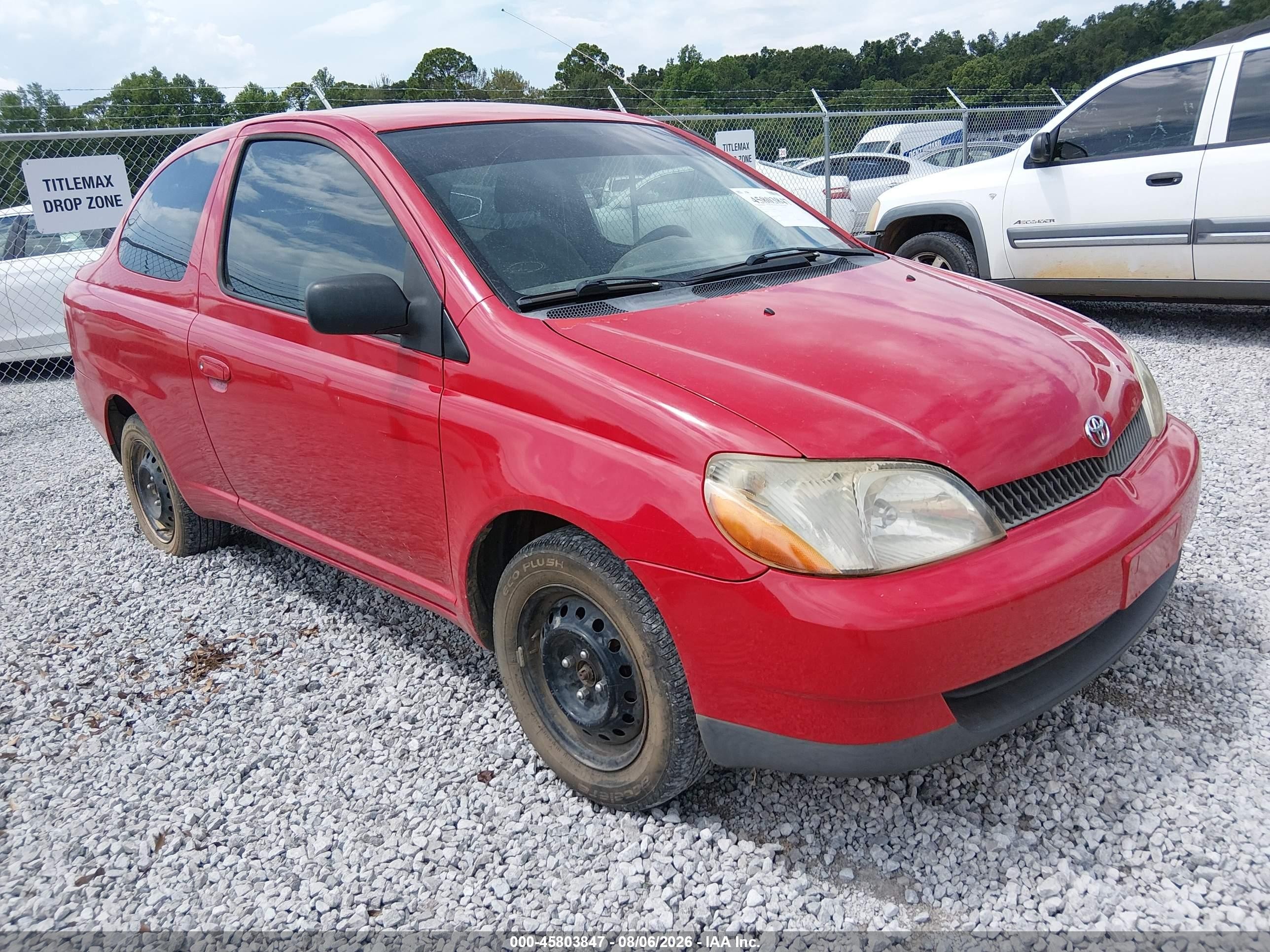 2001 Toyota ECHO, VIN JTDAT123510146064 — Normal wear