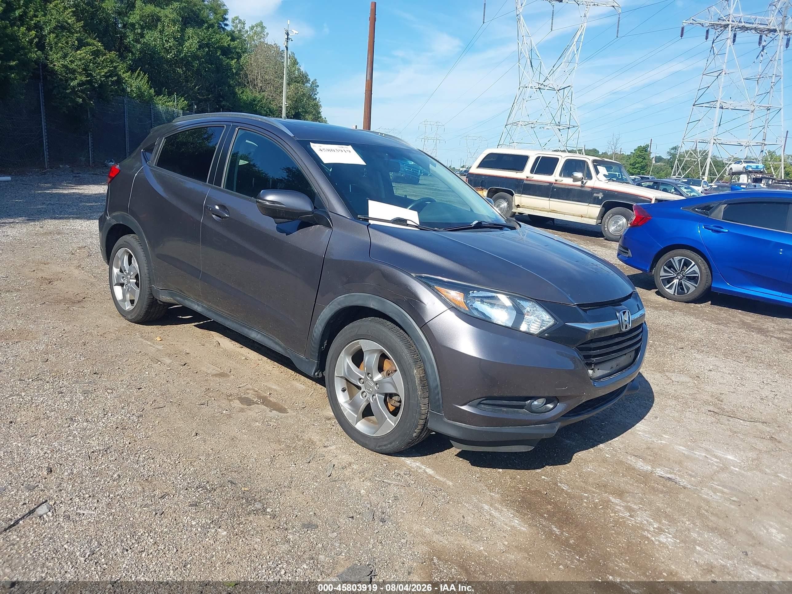 2016 Honda HR-V EX-L, VIN 3CZRU6H73GM764040 — Normal wear
