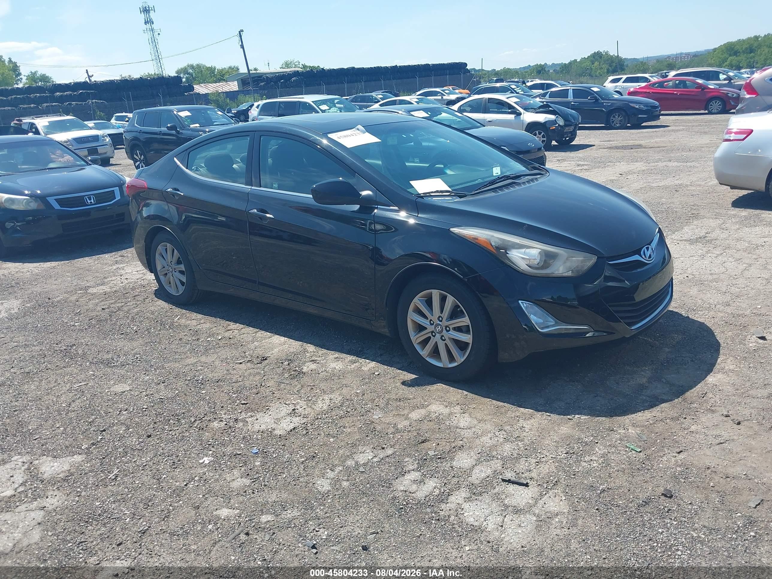 2015 Hyundai Elantra SE, VIN KMHDH4AE3FU236182 — Front end